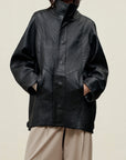 Willow Car Coat in Leather