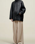 Willow Car Coat in Leather