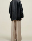 Willow Car Coat in Leather