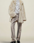 Donna Car Coat in Shearling