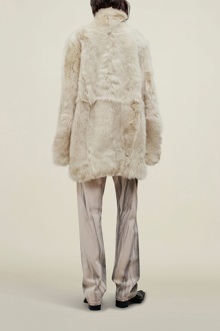 Donna Car Coat in Shearling