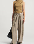 Clemence Pant in Fluid Viscose