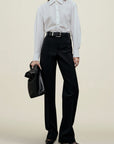 Damian Trouser in Stretch-Knit Suiting