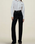 Damian Trouser in Stretch-Knit Suiting