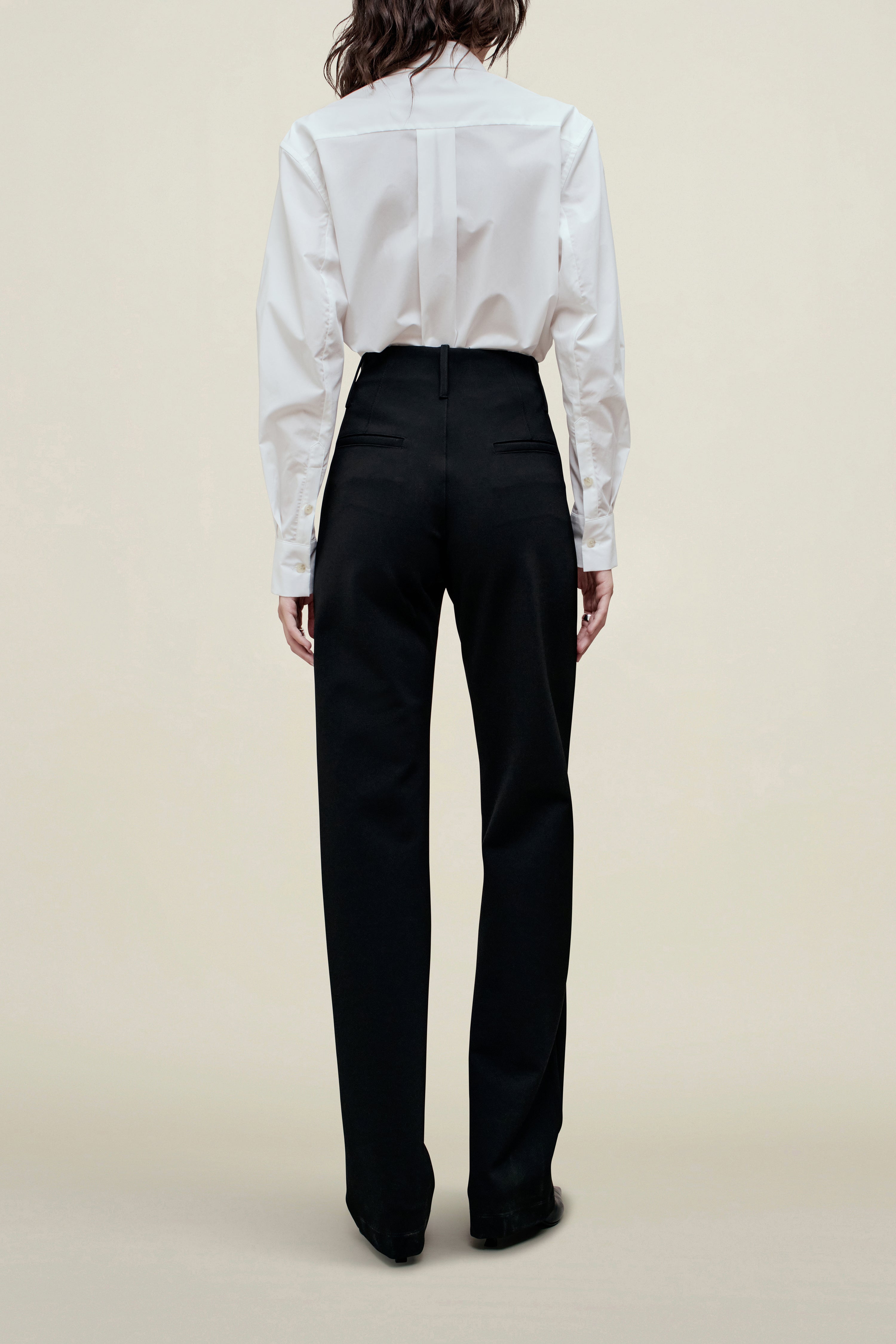 Damian Trouser in Stretch-Knit Suiting