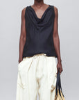 Nicola Top in Silk Twill