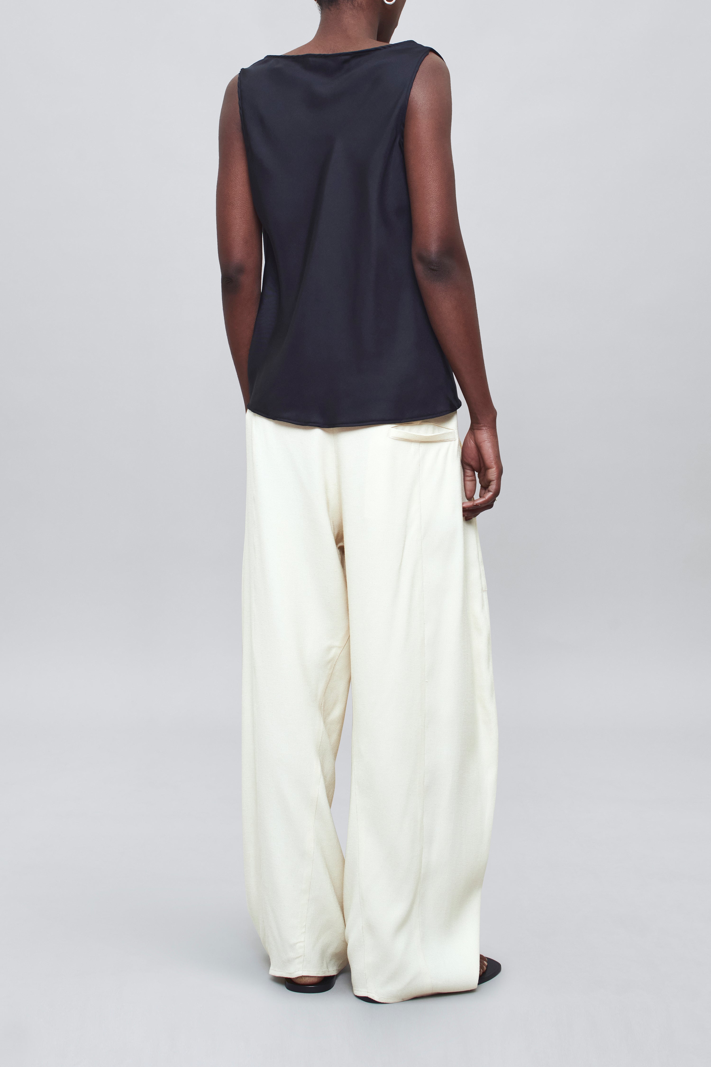 Nicola Top in Silk Twill