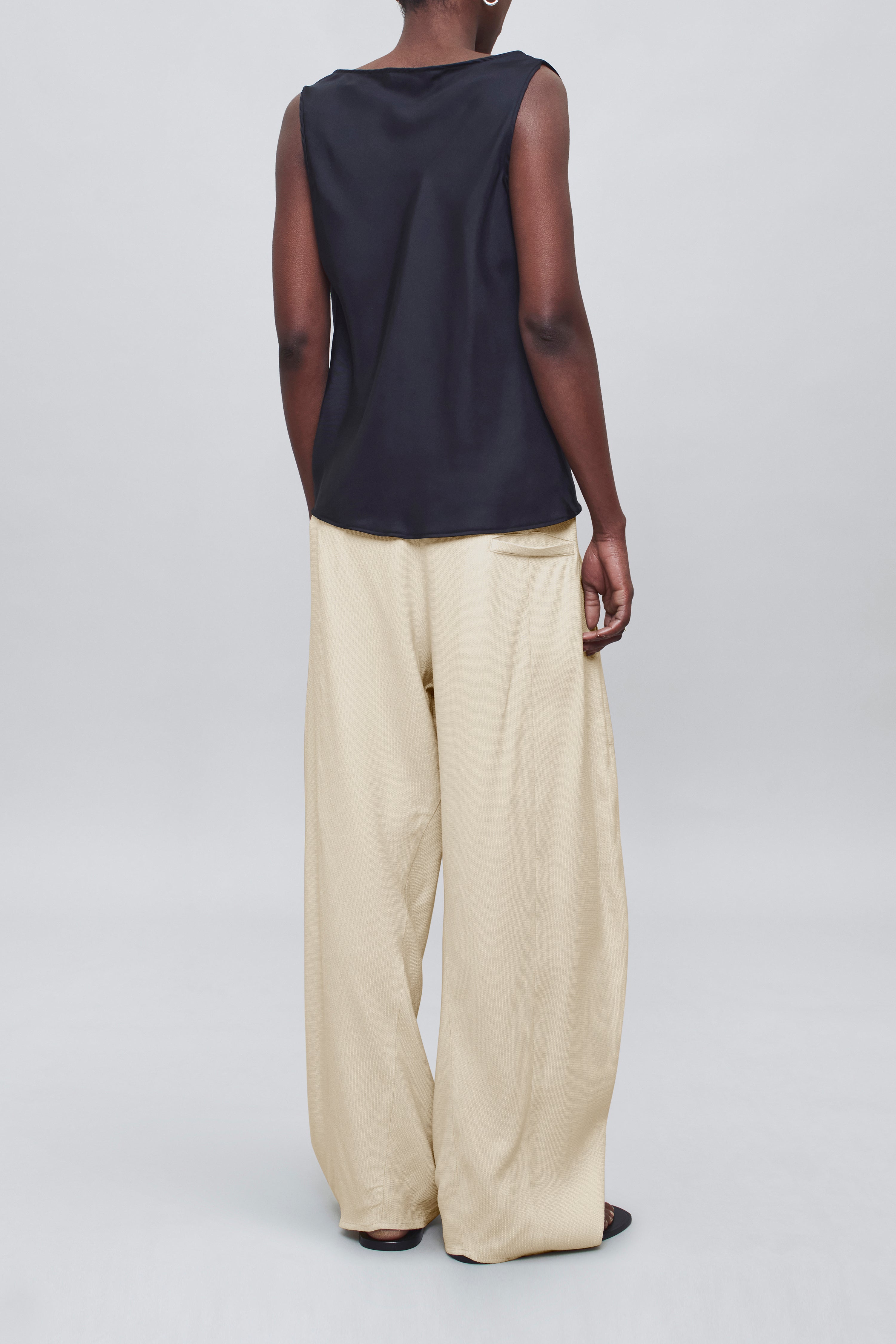 Nicola Top in Silk Twill