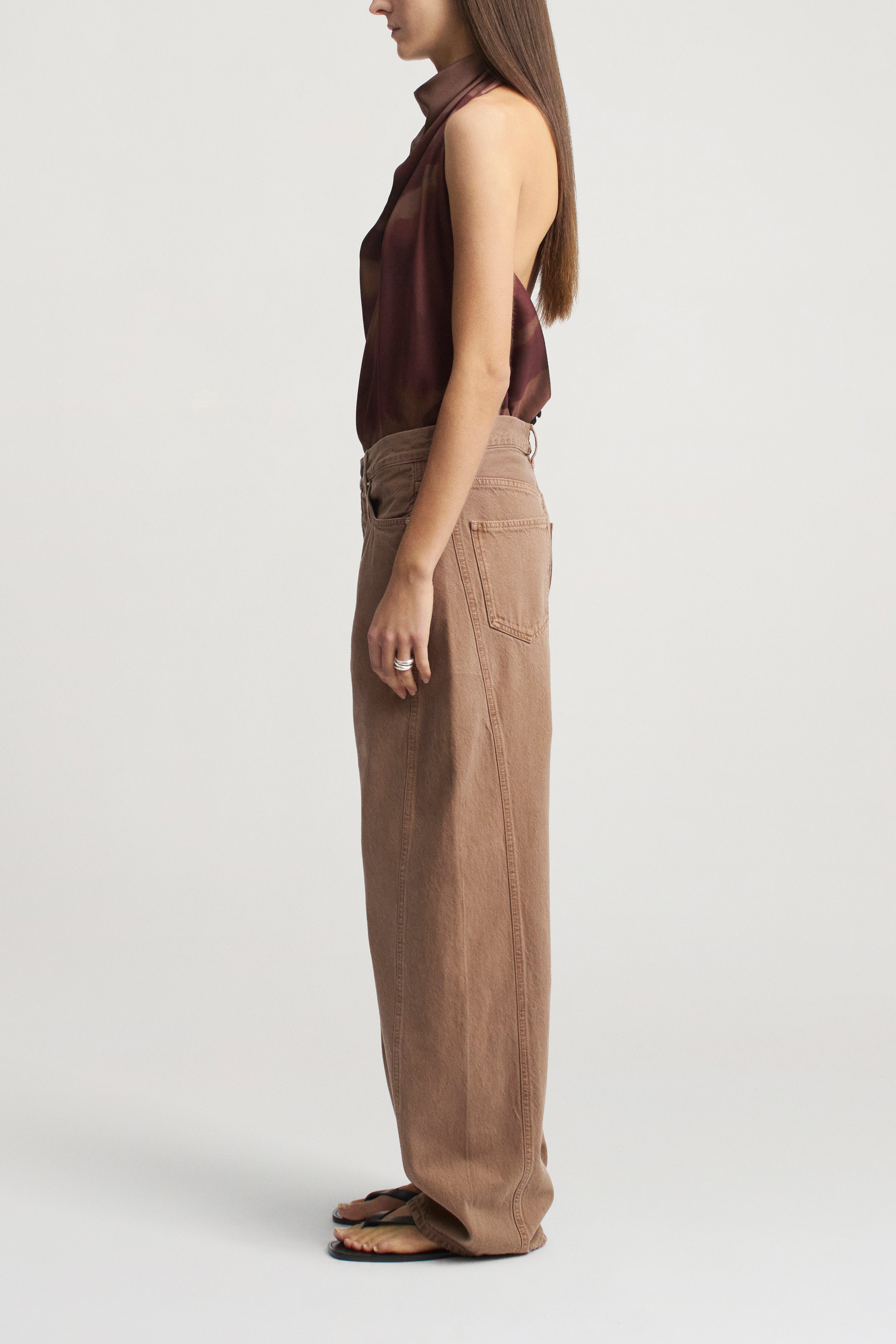 Callum Barrel Jean in Cotton Denim