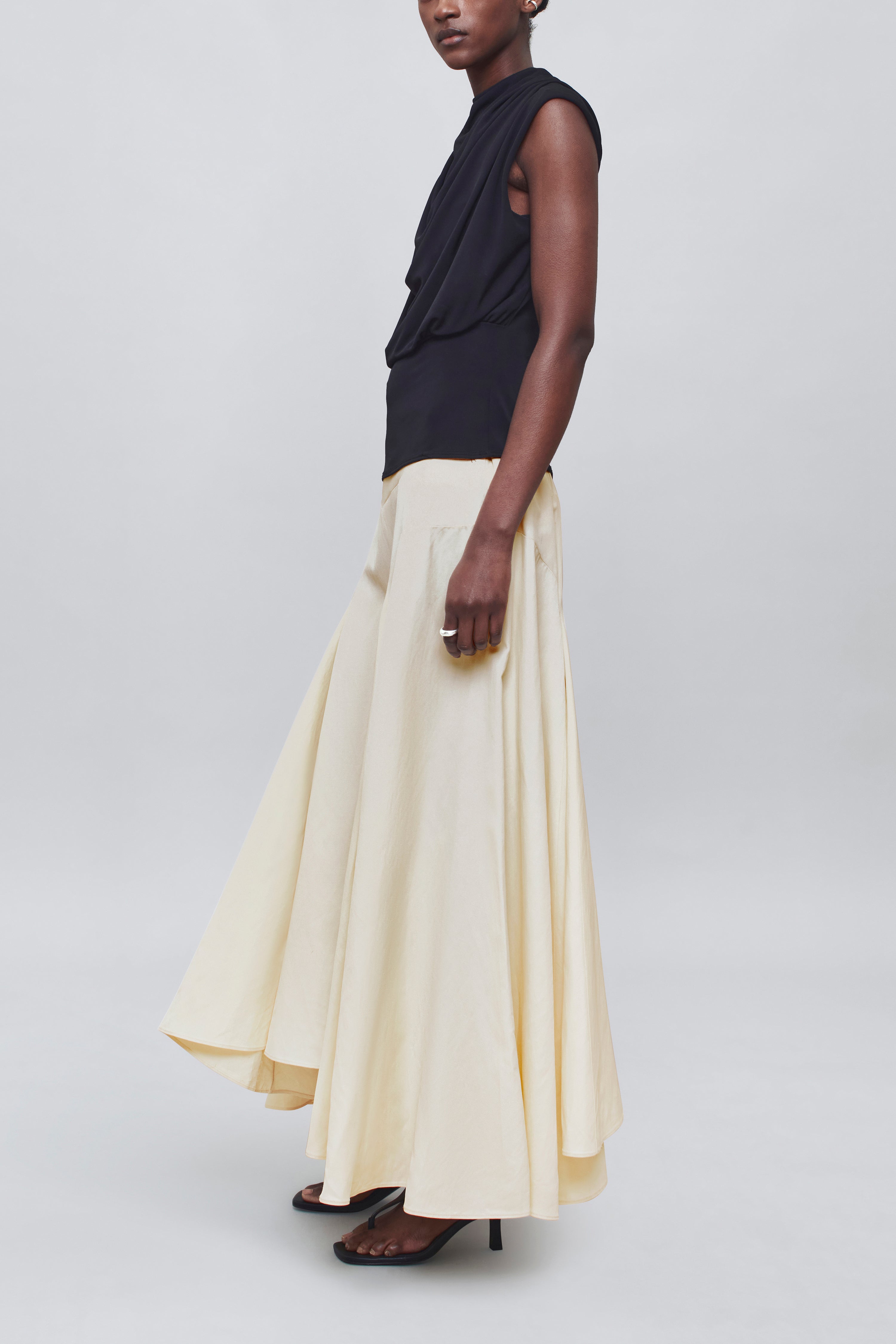 Alyse Gusset Skirt in Field Cloth