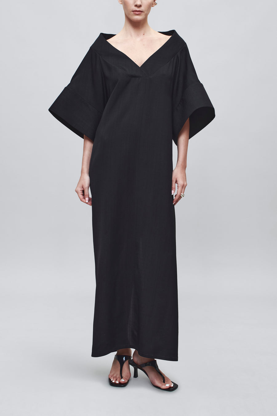 Calla Dress in Black Basket Weave – KALLMEYER