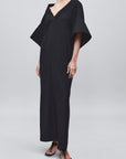 Calla Dress in Black Basket Weave