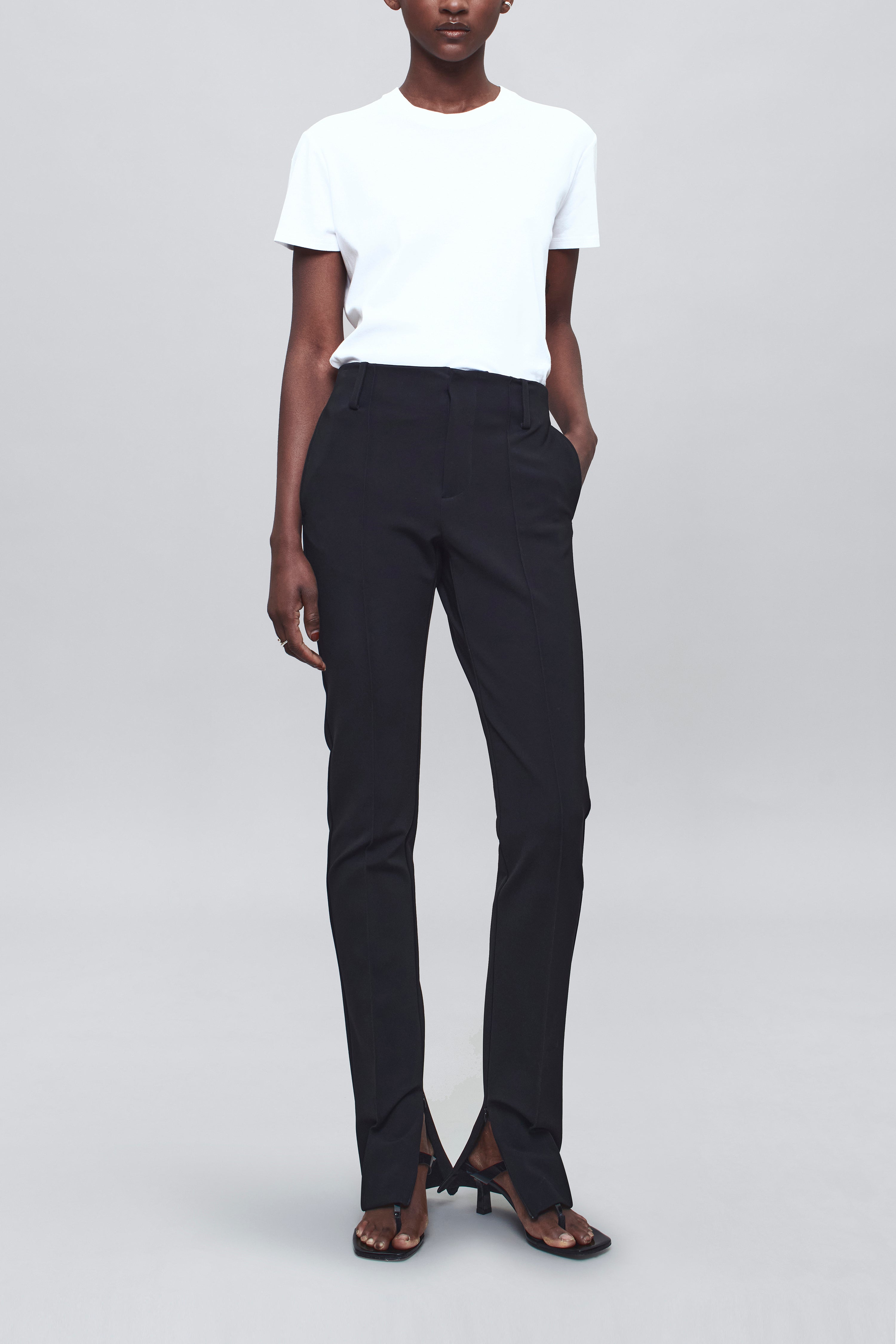 Enzo Pant in Stretch Knit Suiting