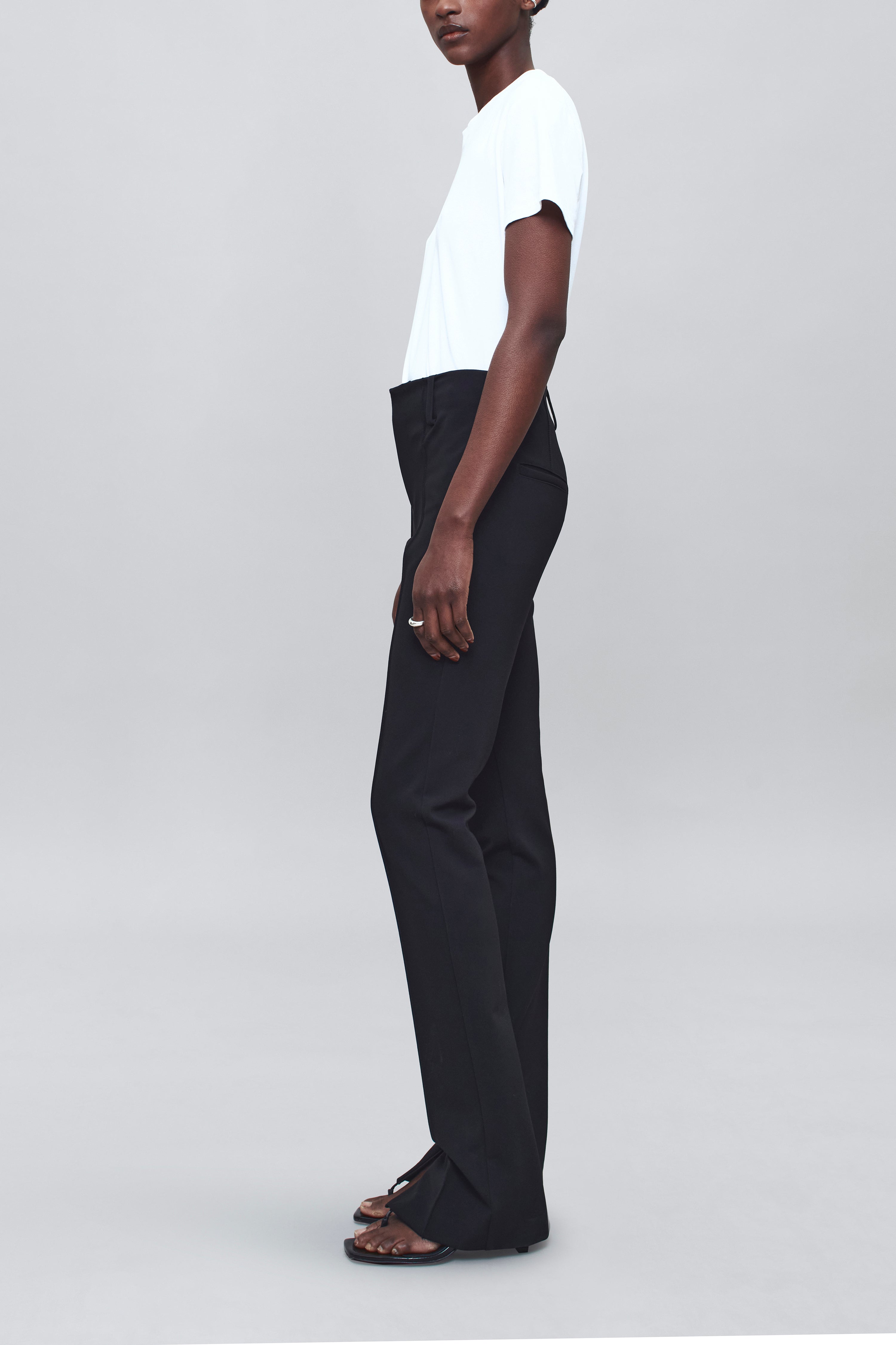 Enzo Pant in Stretch Knit Suiting