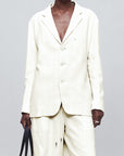 James Jacket in Boucle Grid