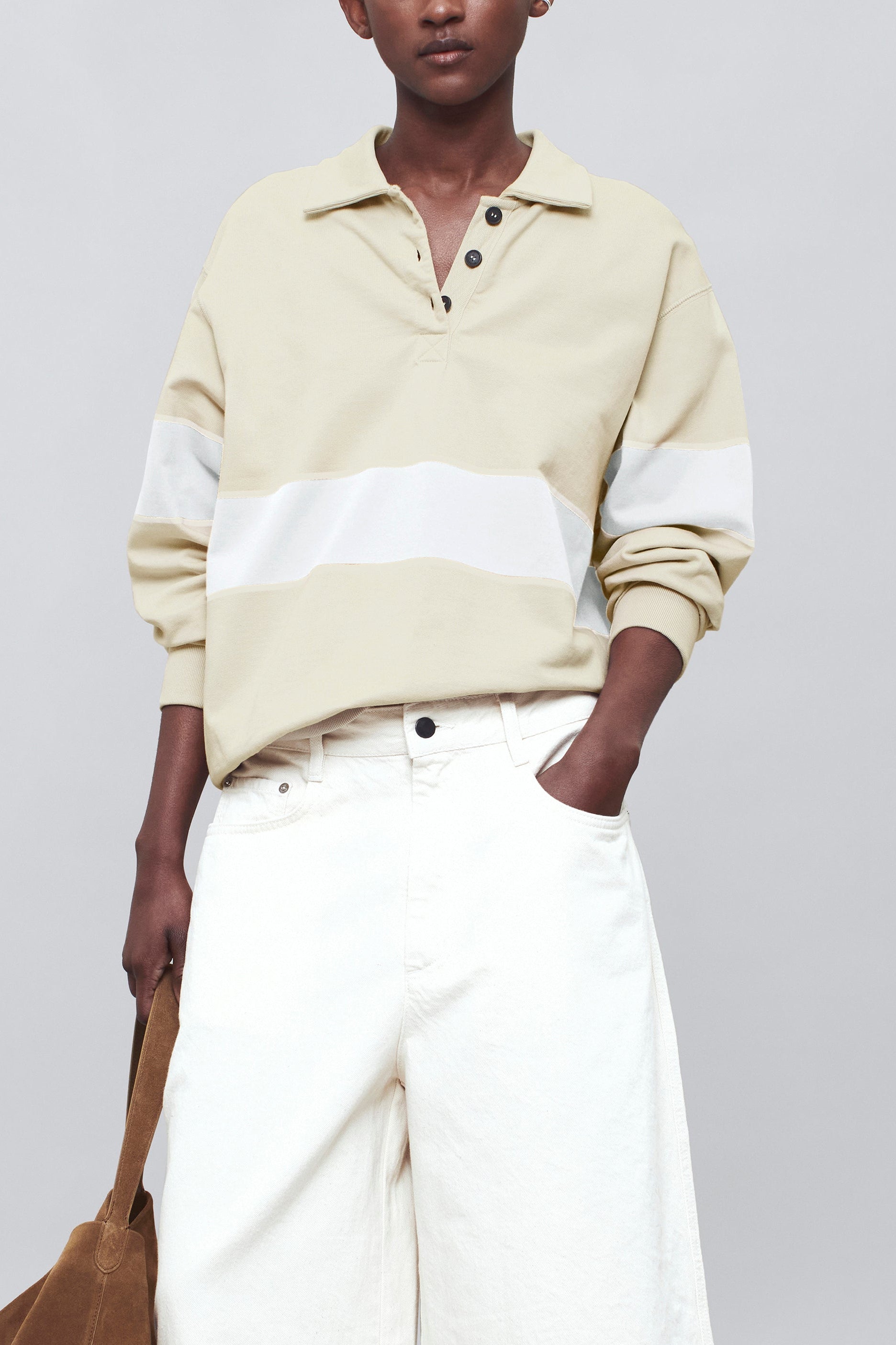 Blake Rugby Polo in Cotton Terry