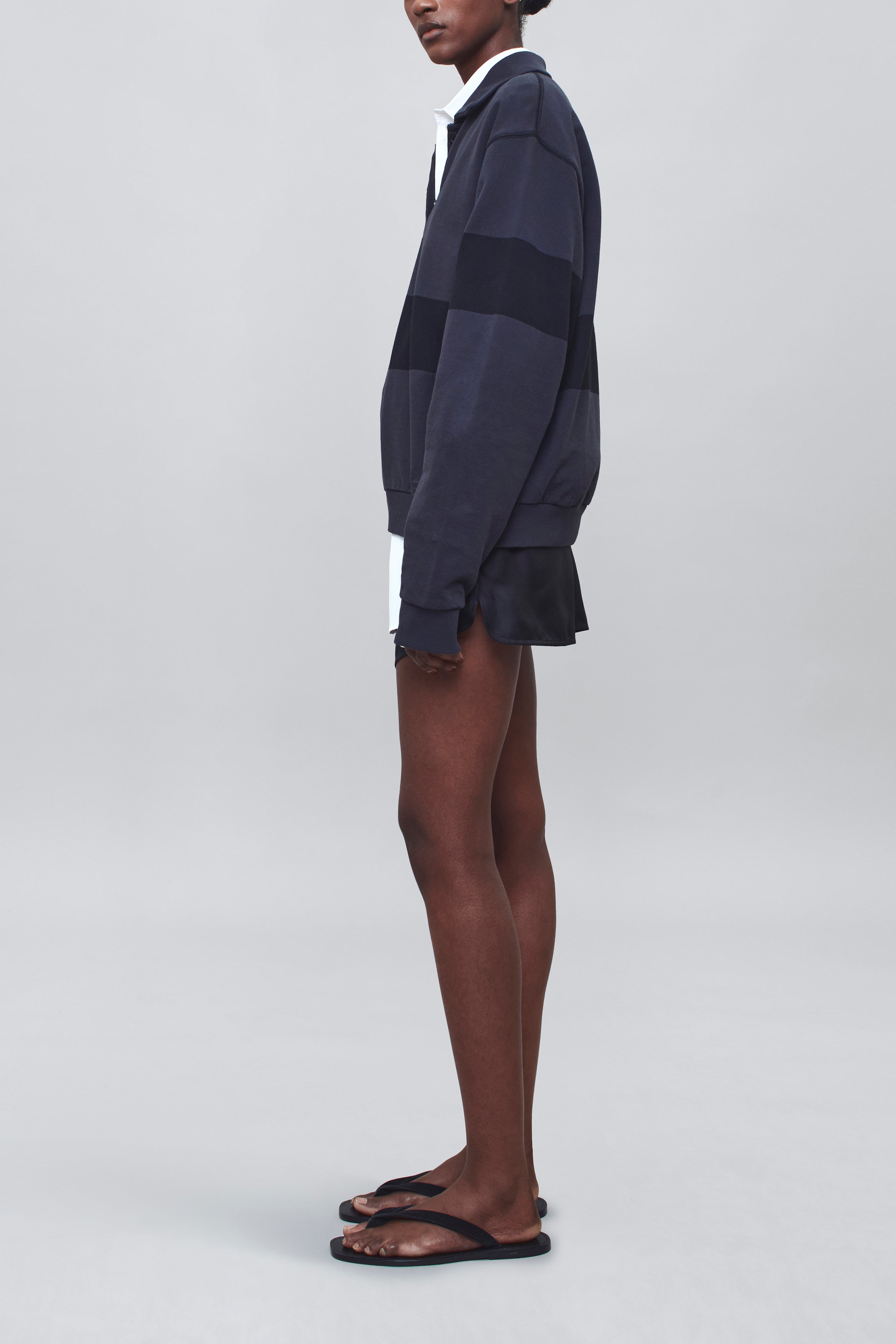 Blake Rugby Polo in Cotton Terry