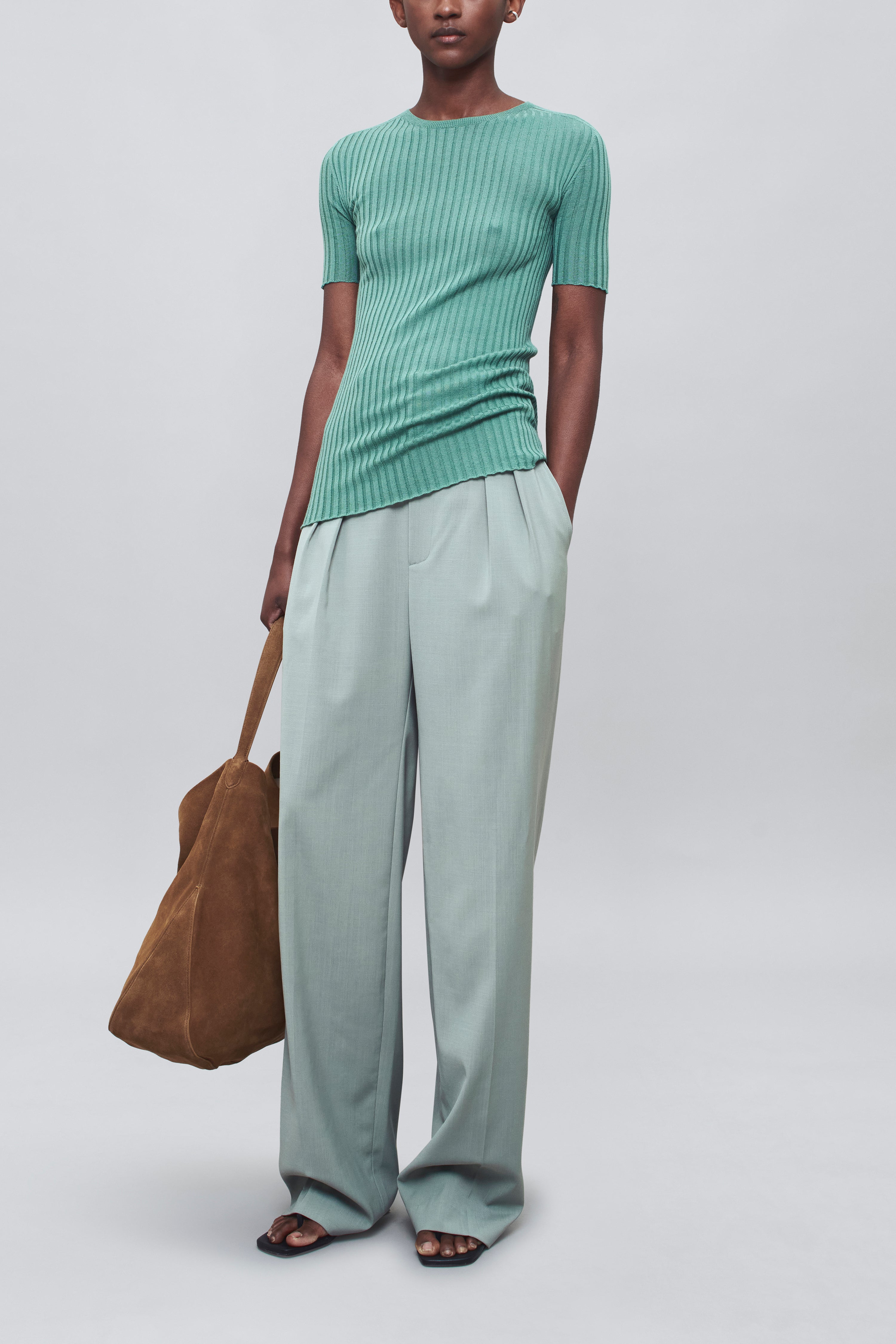 Eaton Seamless Tee in Superfine Merino