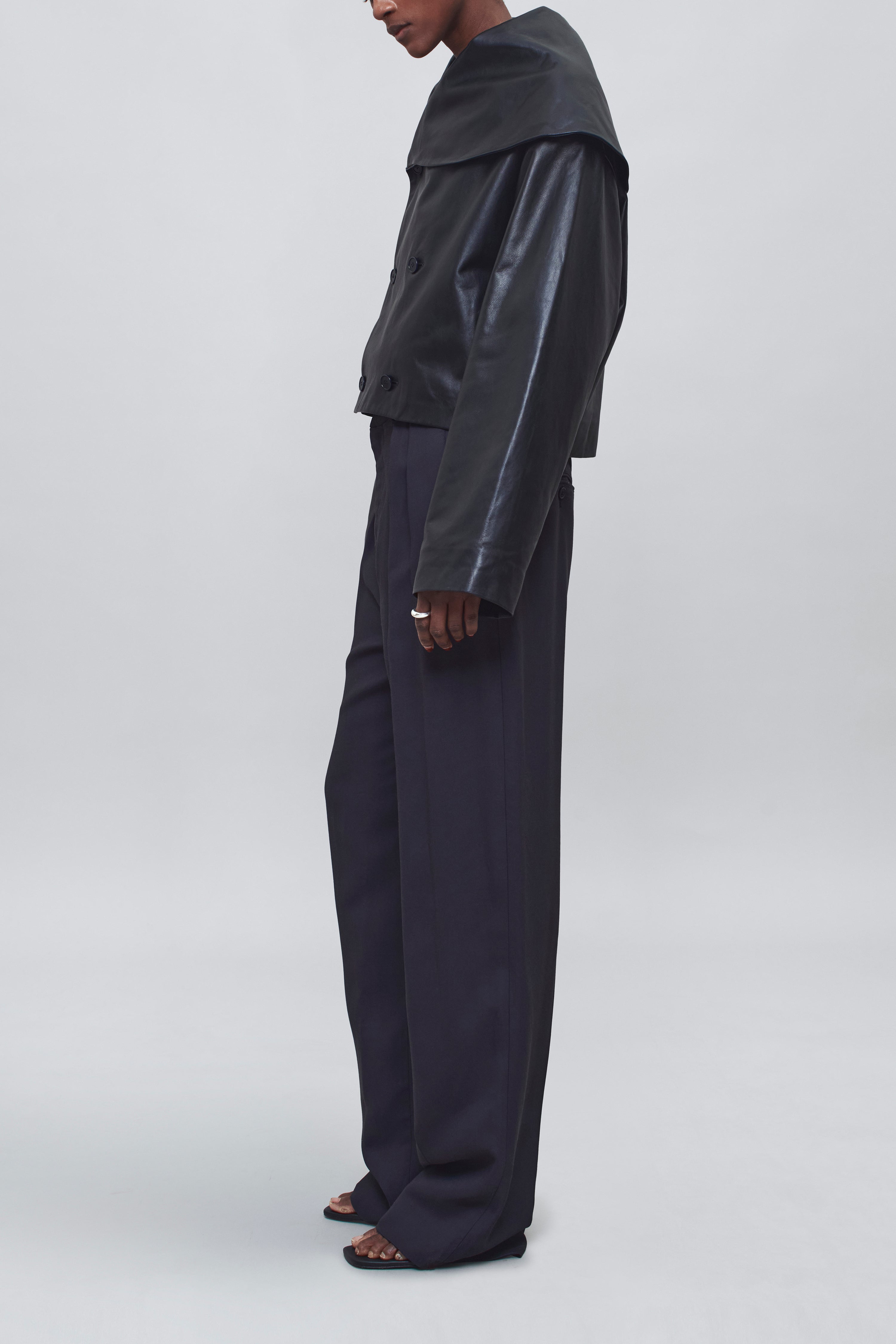 Dotti Shawl Jacket in Lambskin