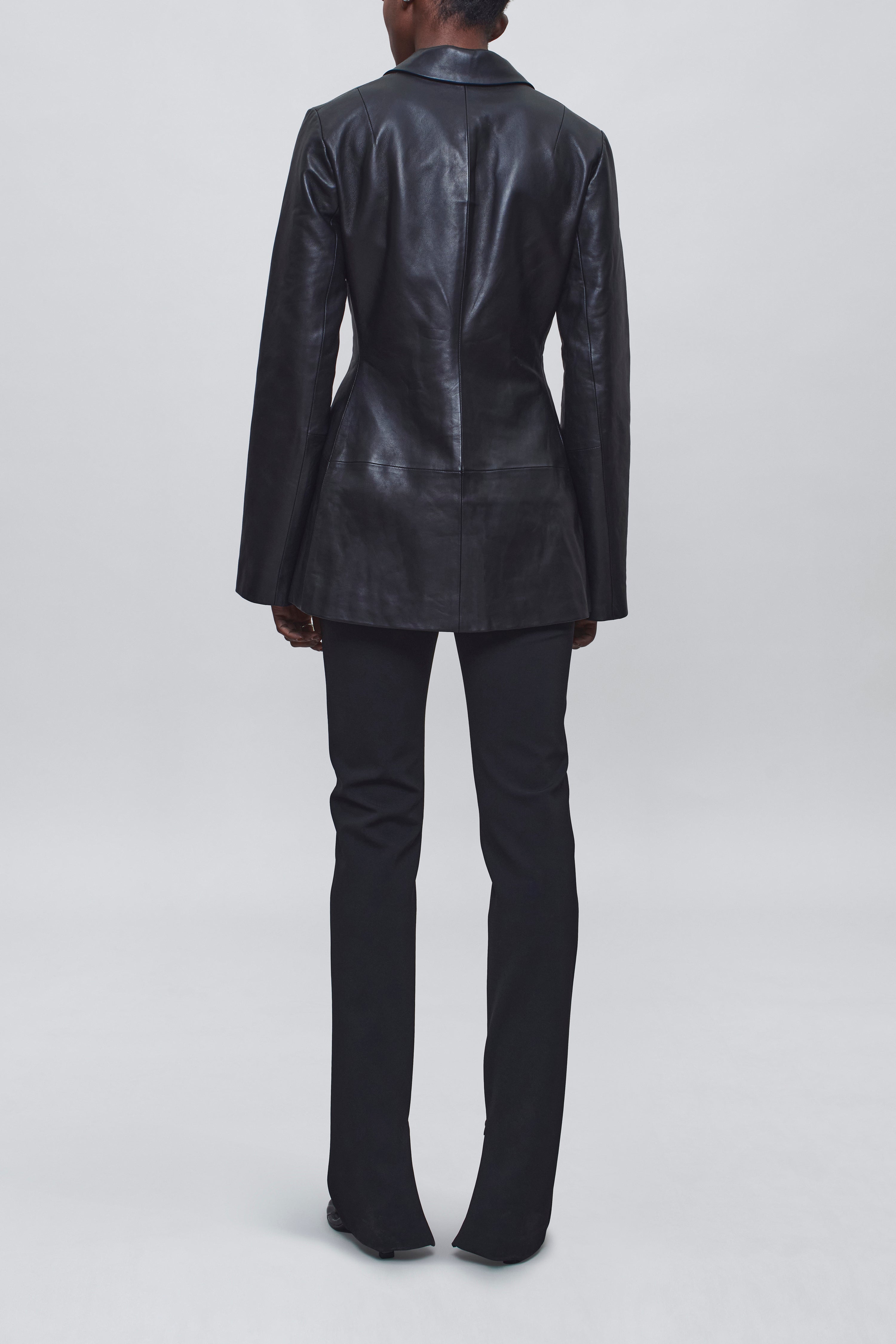 Benny Longline Blazer in Lambskin