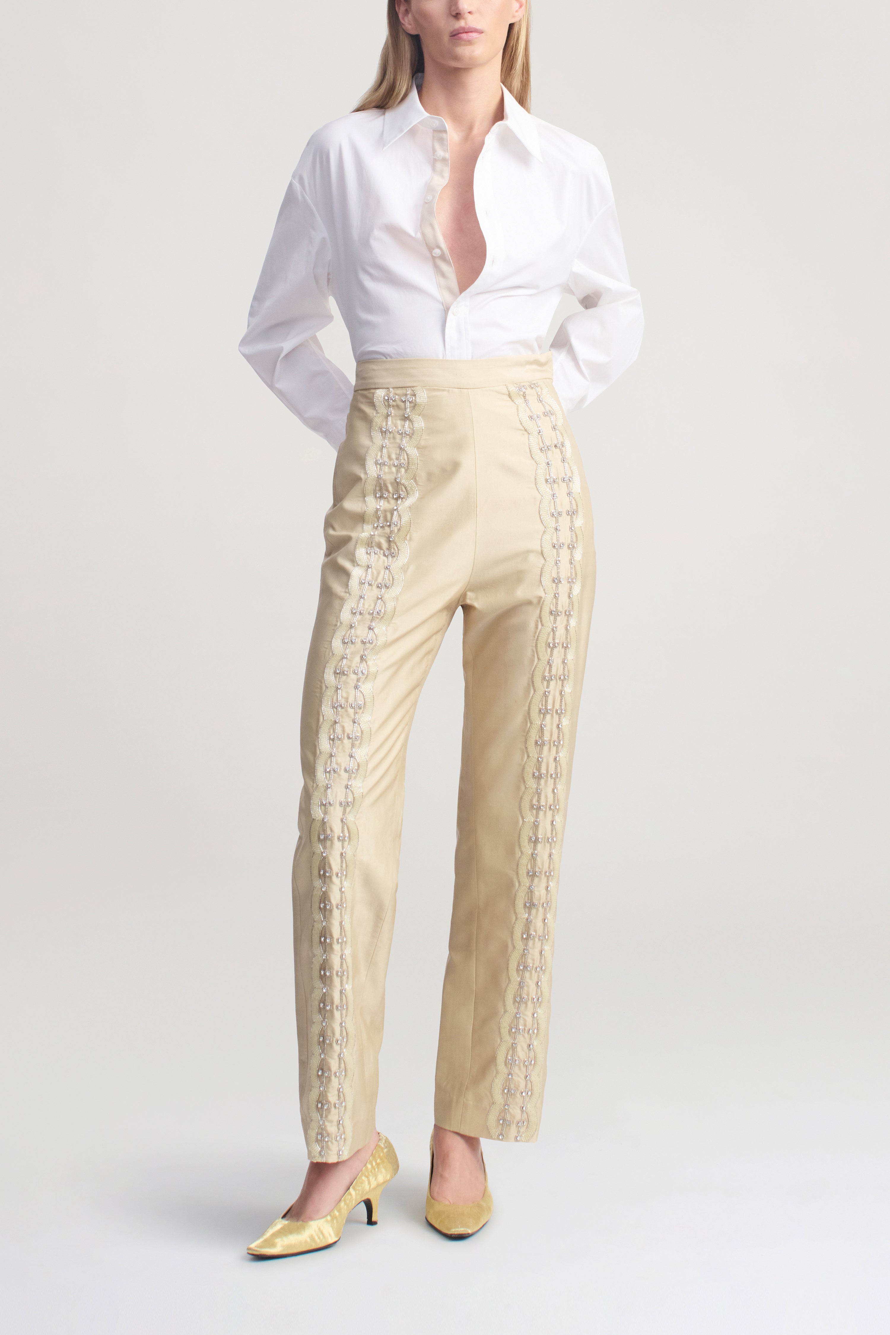 Nadja Trouser in Beaded Deco
