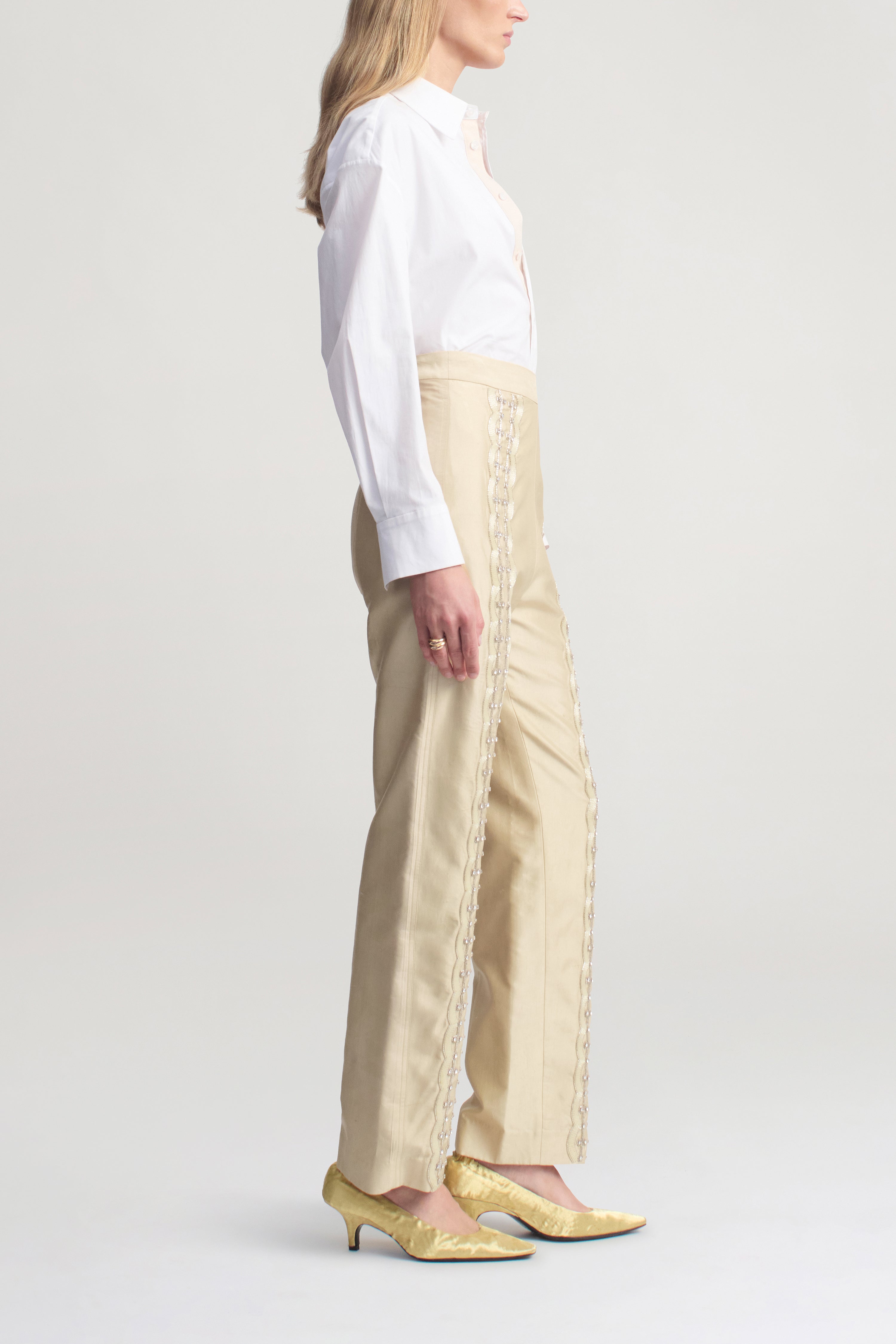 Nadja Trouser in Beaded Deco