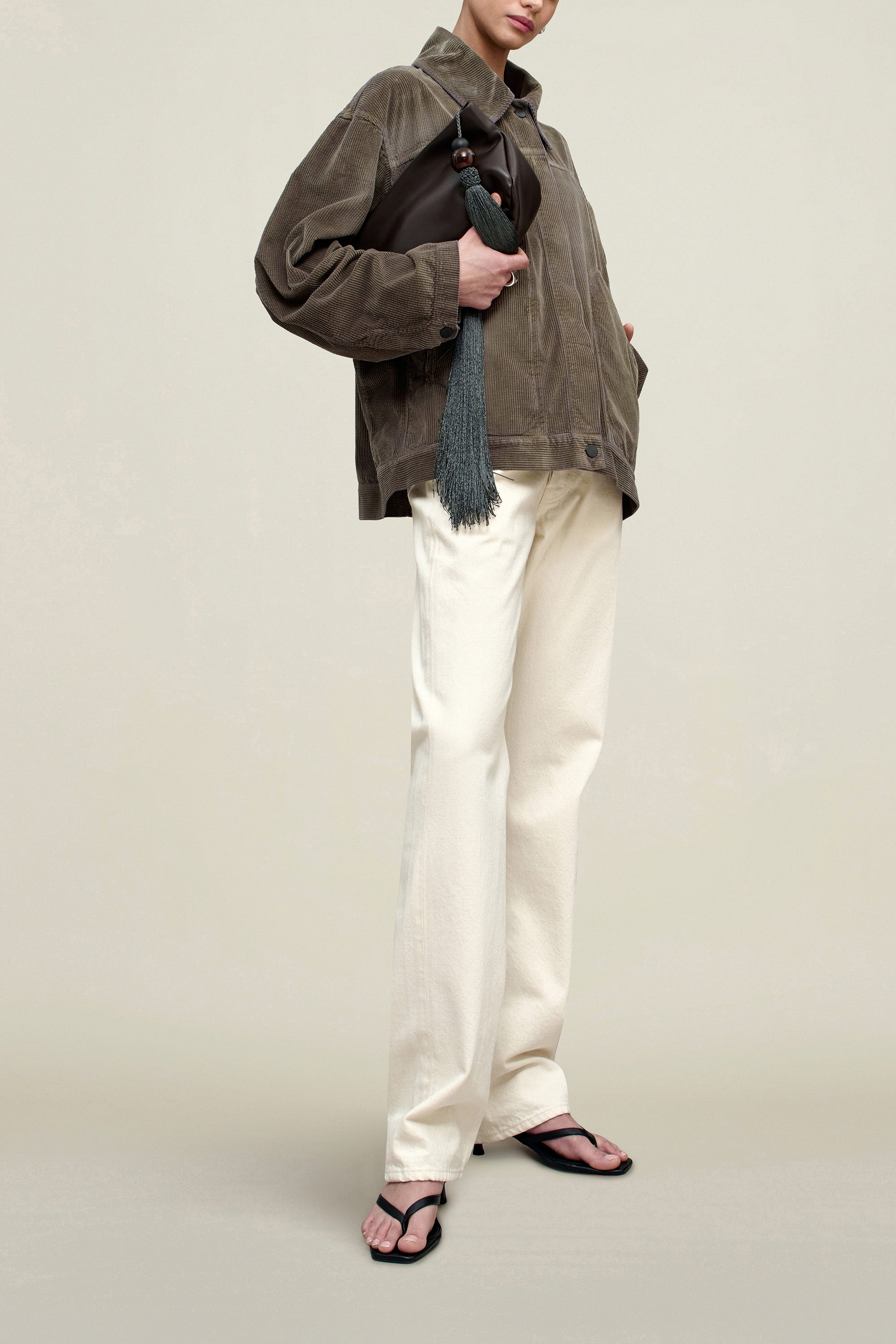 Elliot Chore Coat in Distressed Corduroy