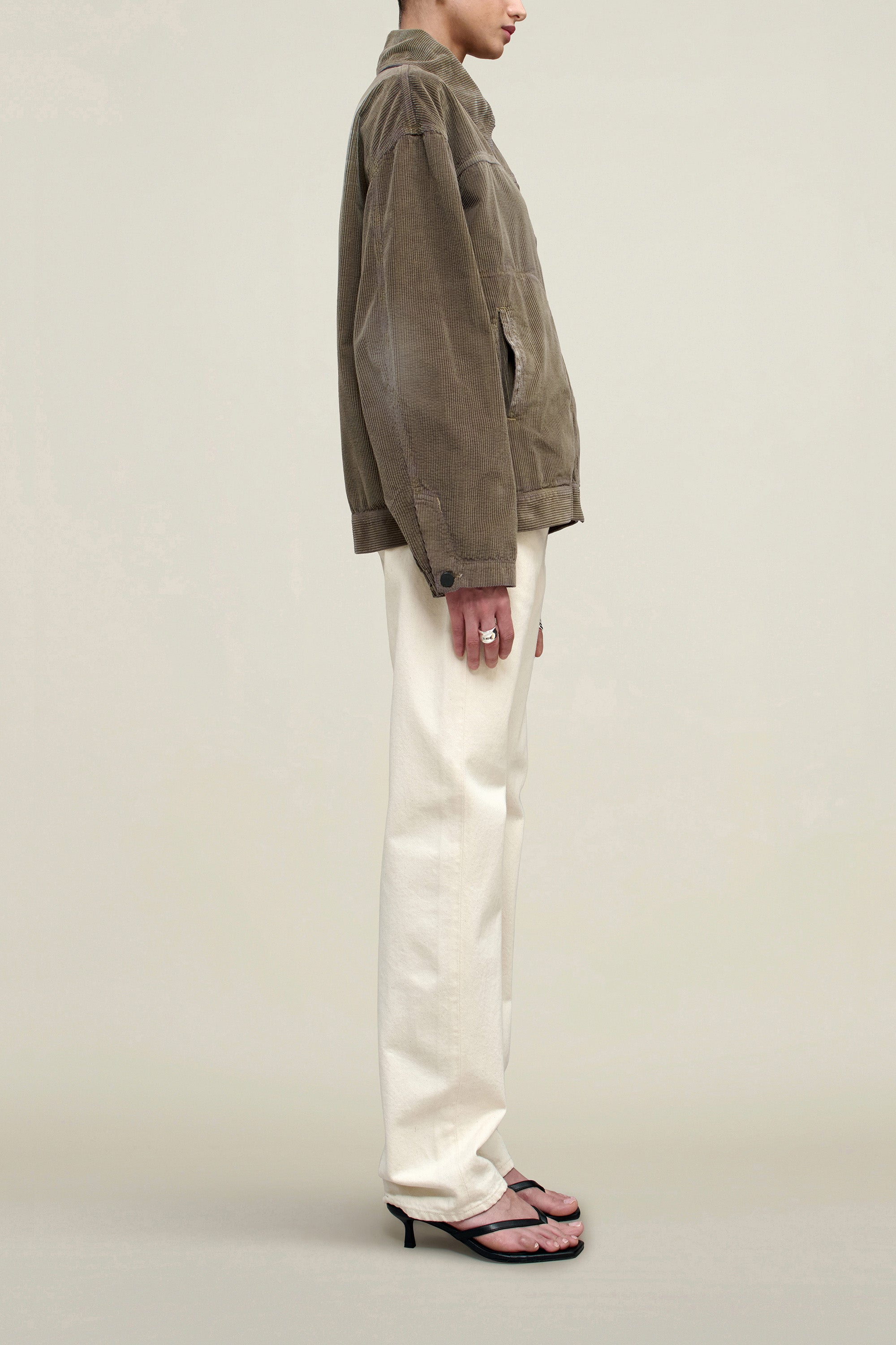 Elliot Chore Coat in Distressed Corduroy