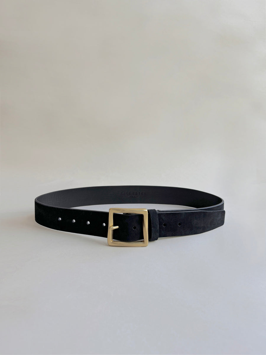 Wide Frame Belt in Black