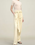 Ulla Tie Trouser in Virgin Wool Blend