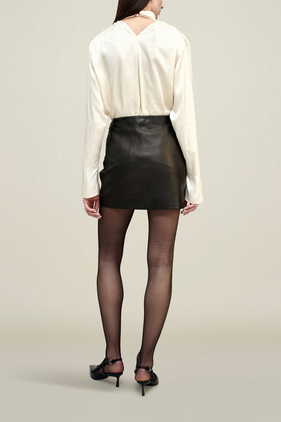 Tabitha Blouse in Soft Satin