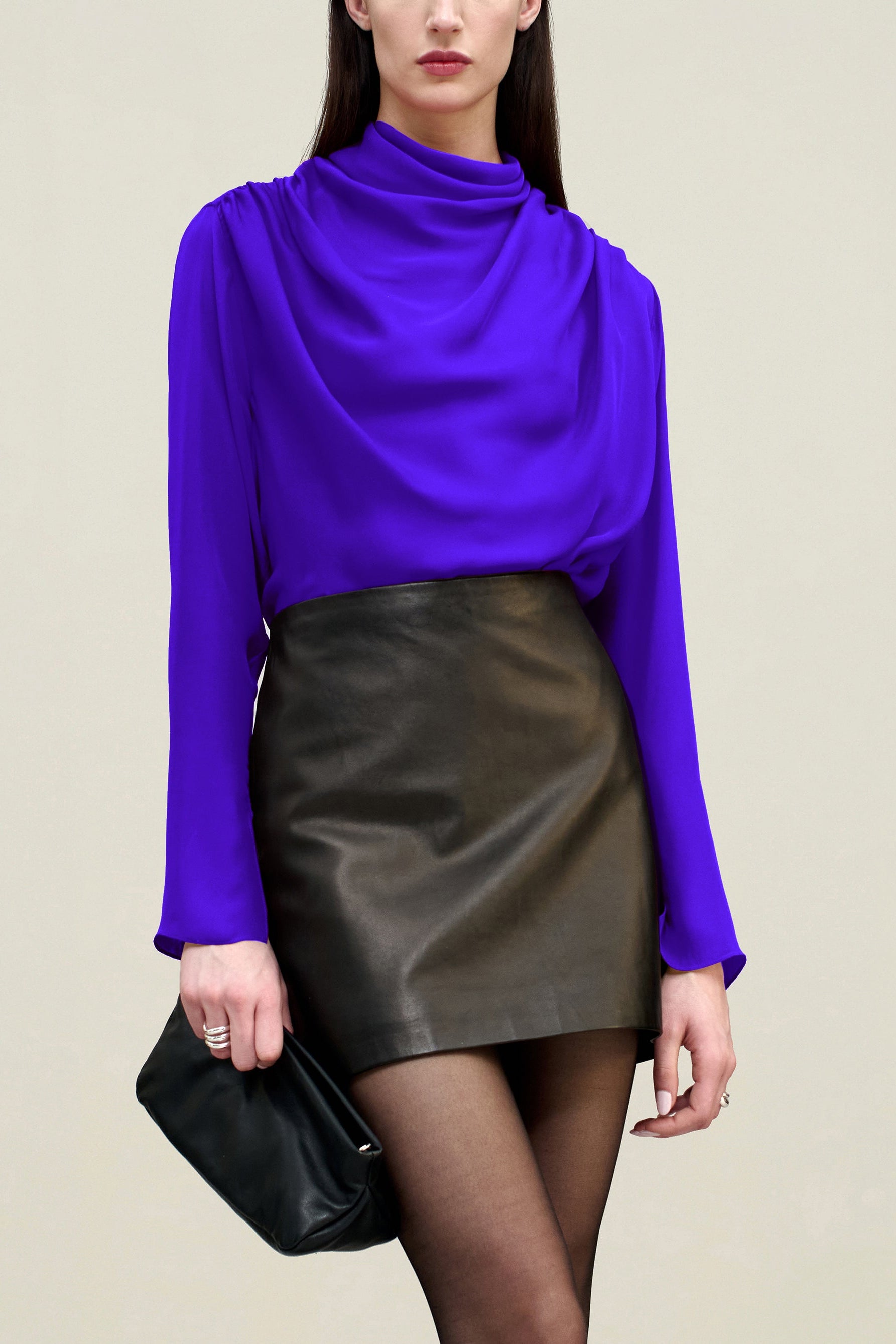 Tabitha Blouse in Silk Georgette