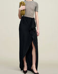 Shira Cascade Skirt in Viscose Cady