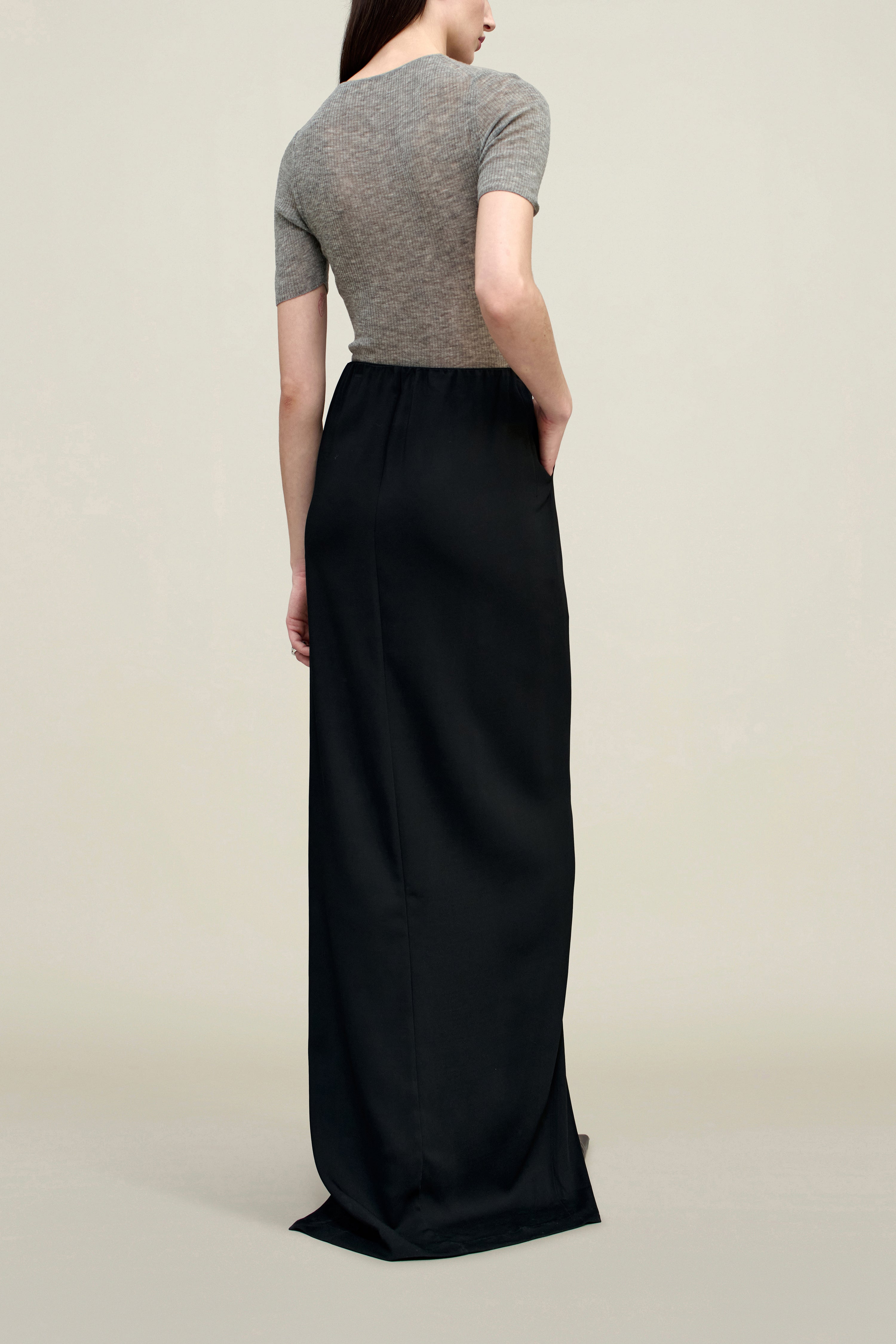 Shira Cascade Skirt in Viscose Cady