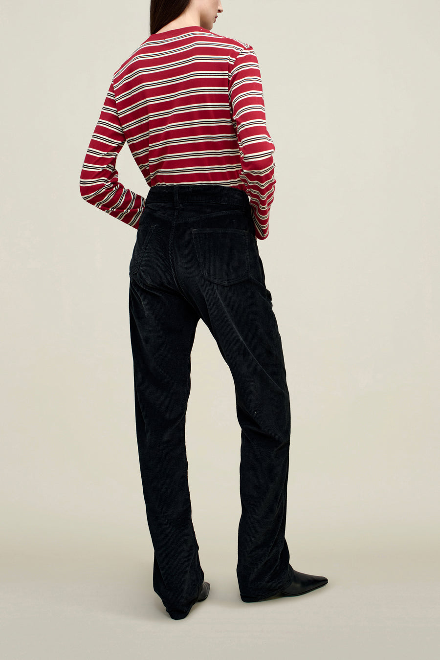 Wynn Long Sleeve in Amarena Stripe