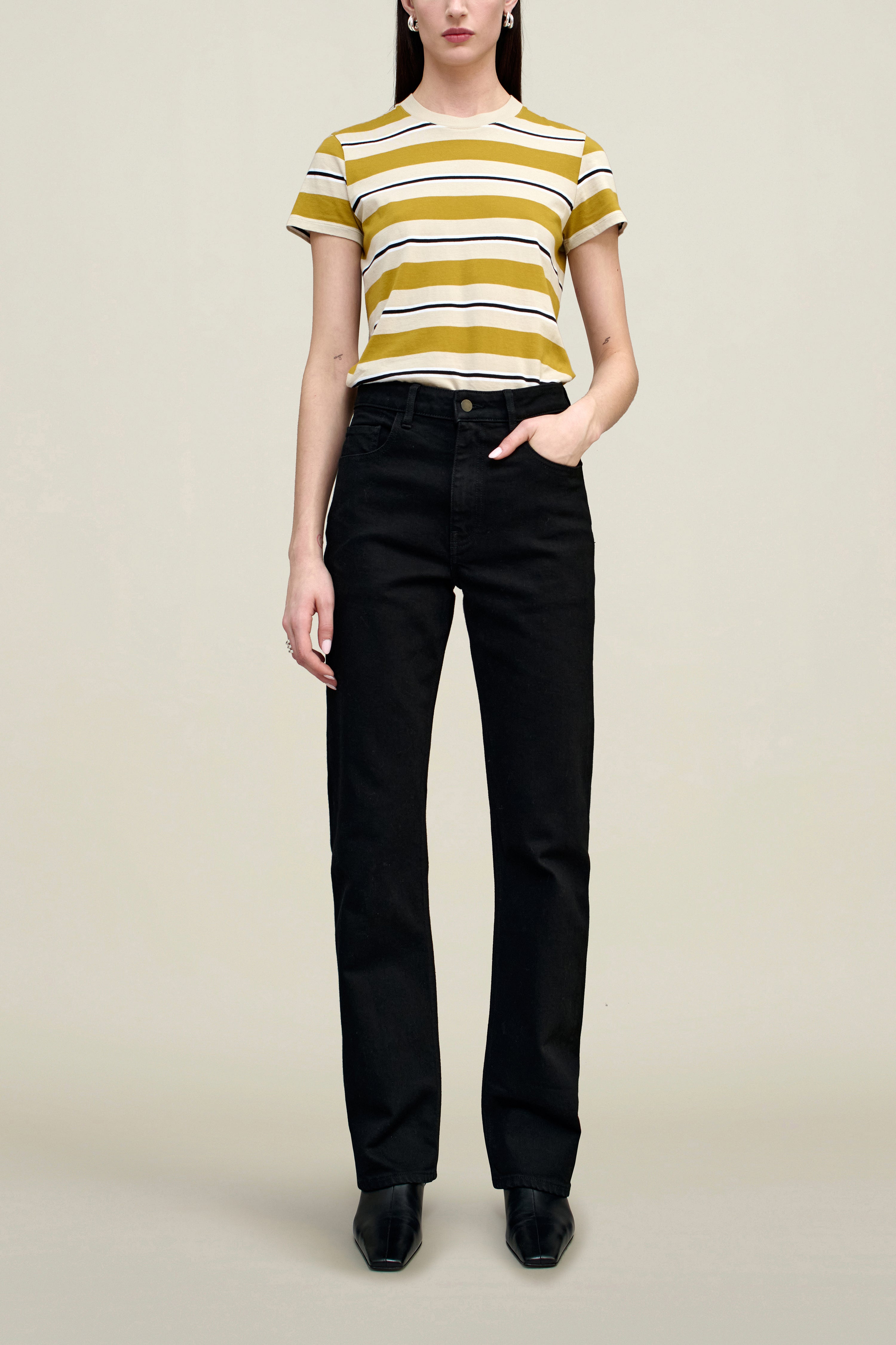 Farah Classic Bootcut in Stretch Denim