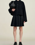 Abby Cropped Jacket in Cashmere Wool