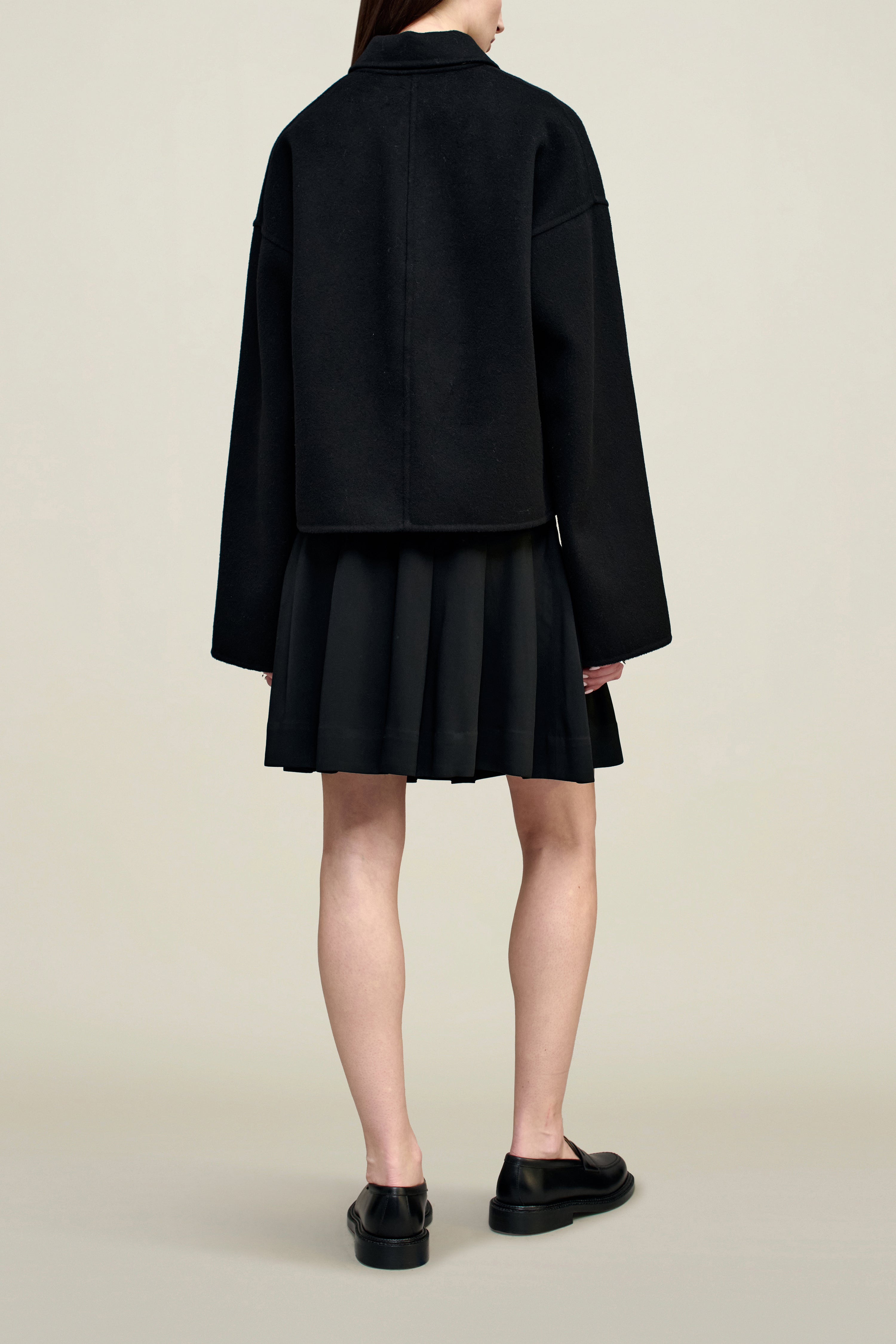 Abby Cropped Jacket in Cashmere Wool