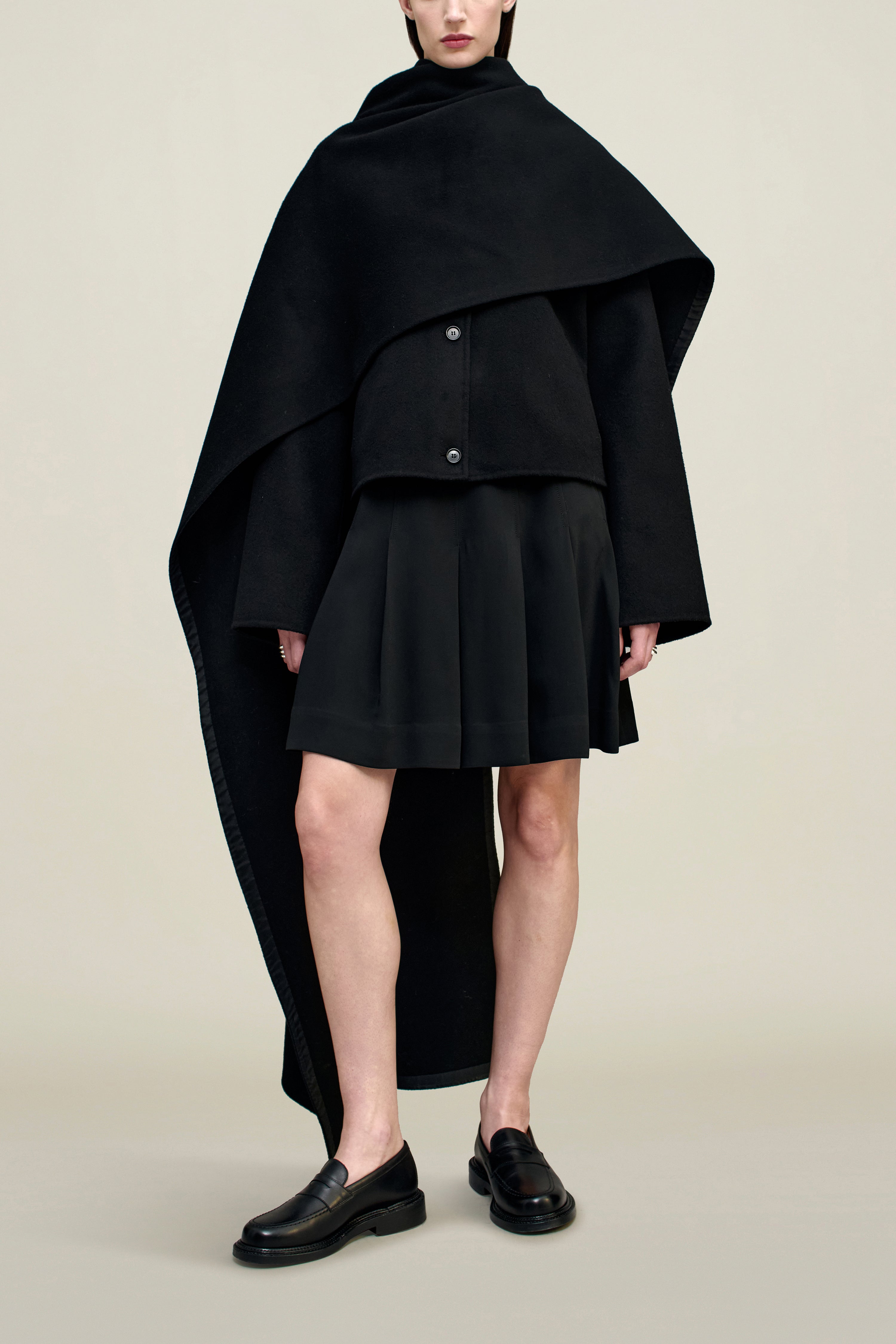 Abby Cropped Jacket in Cashmere Wool