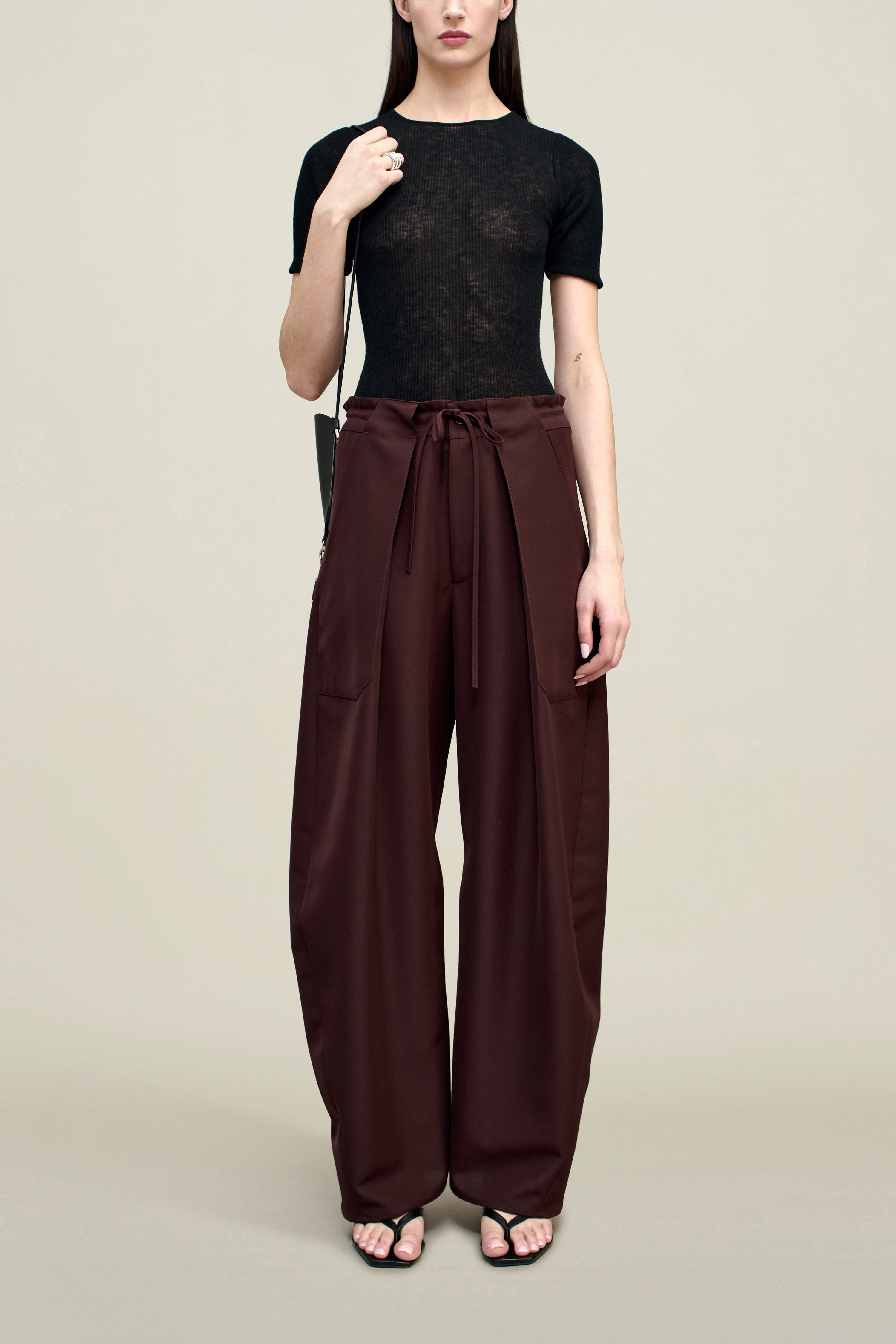 Clemence Pant in Gazar Suiting