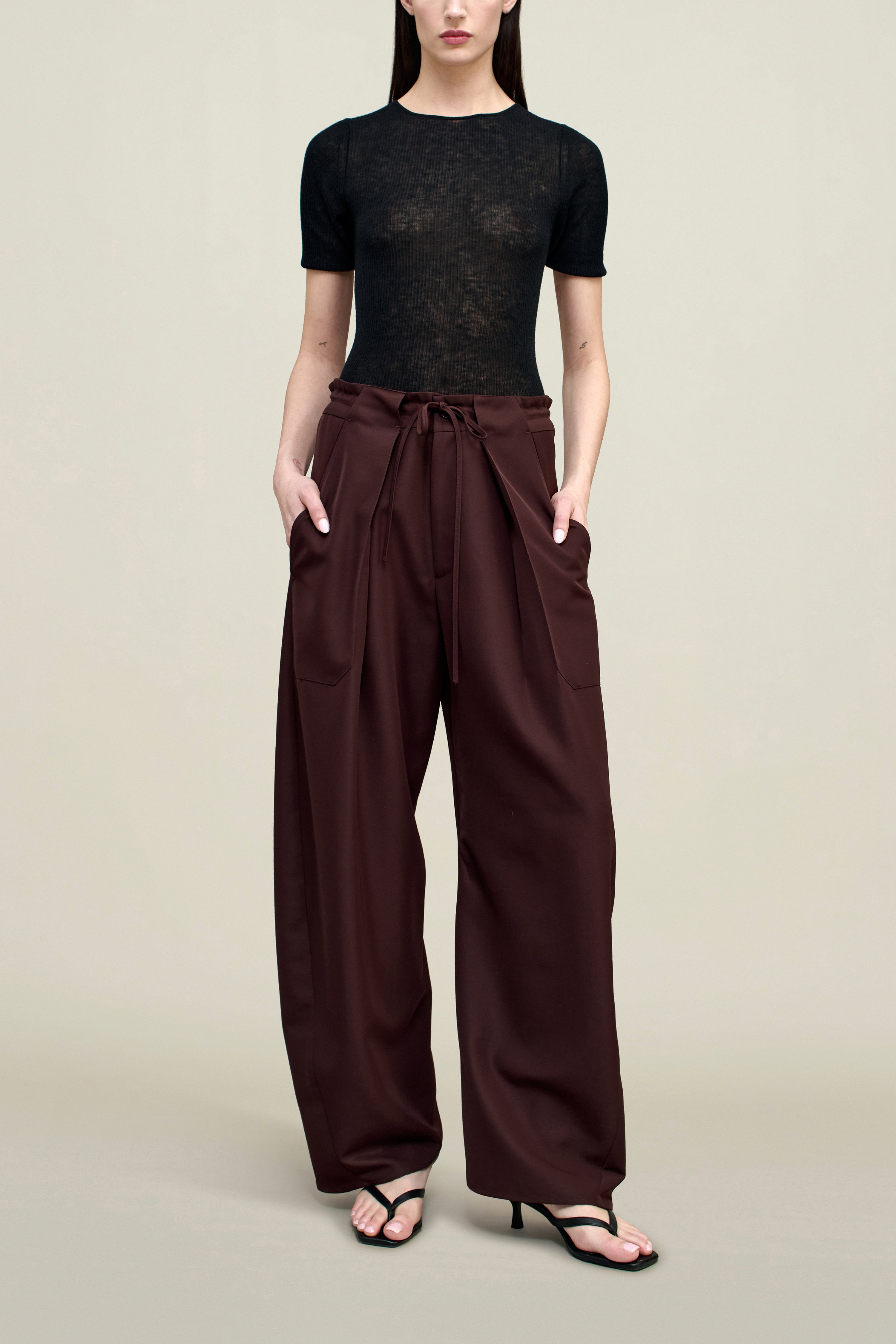 Clemence Pant in Gazar Suiting