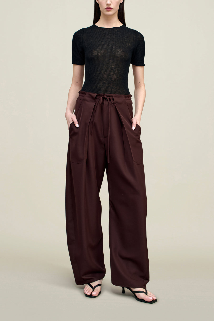 Clemence Pant in Gazar Suiting