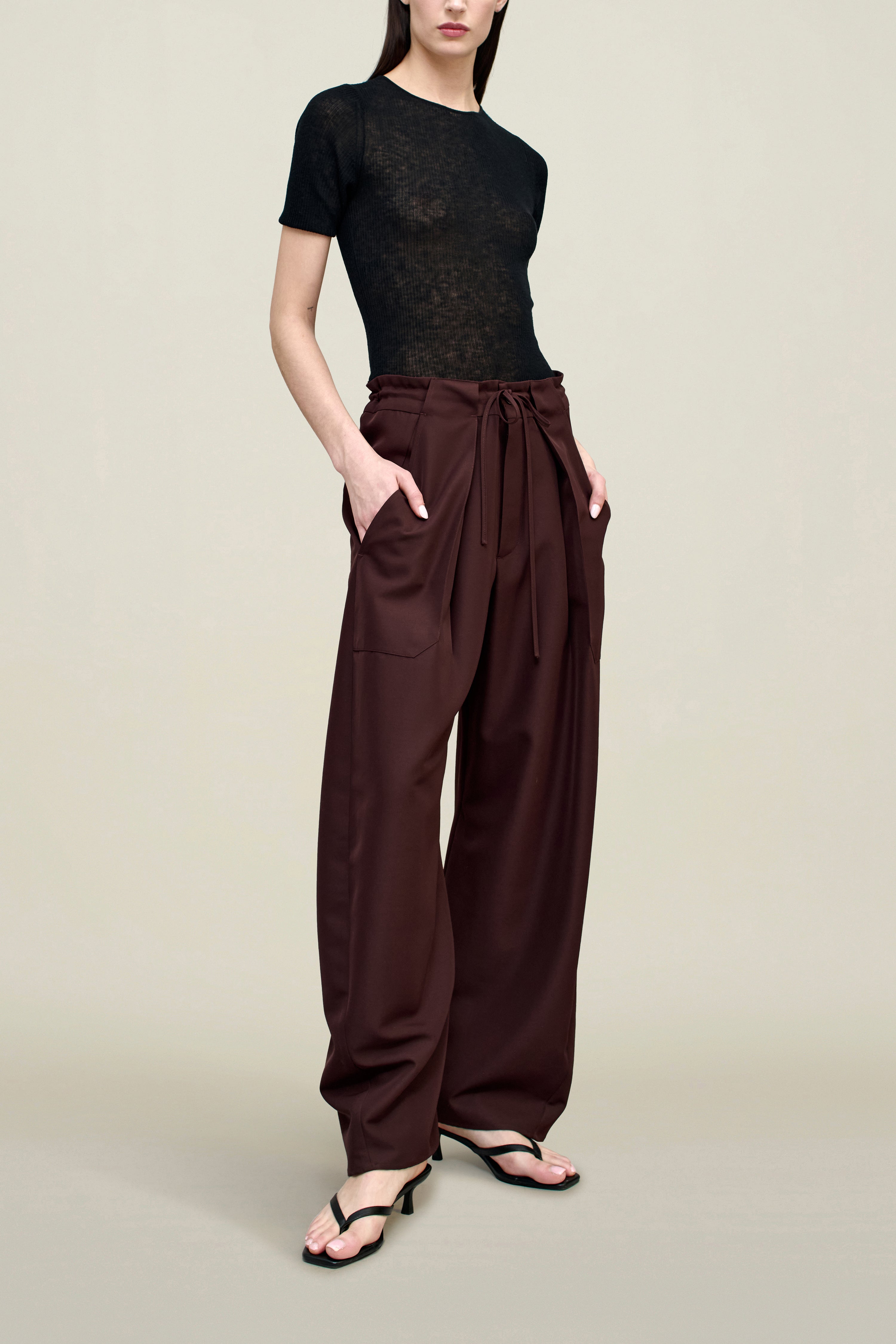 Clemence Pant in Gazar Suiting