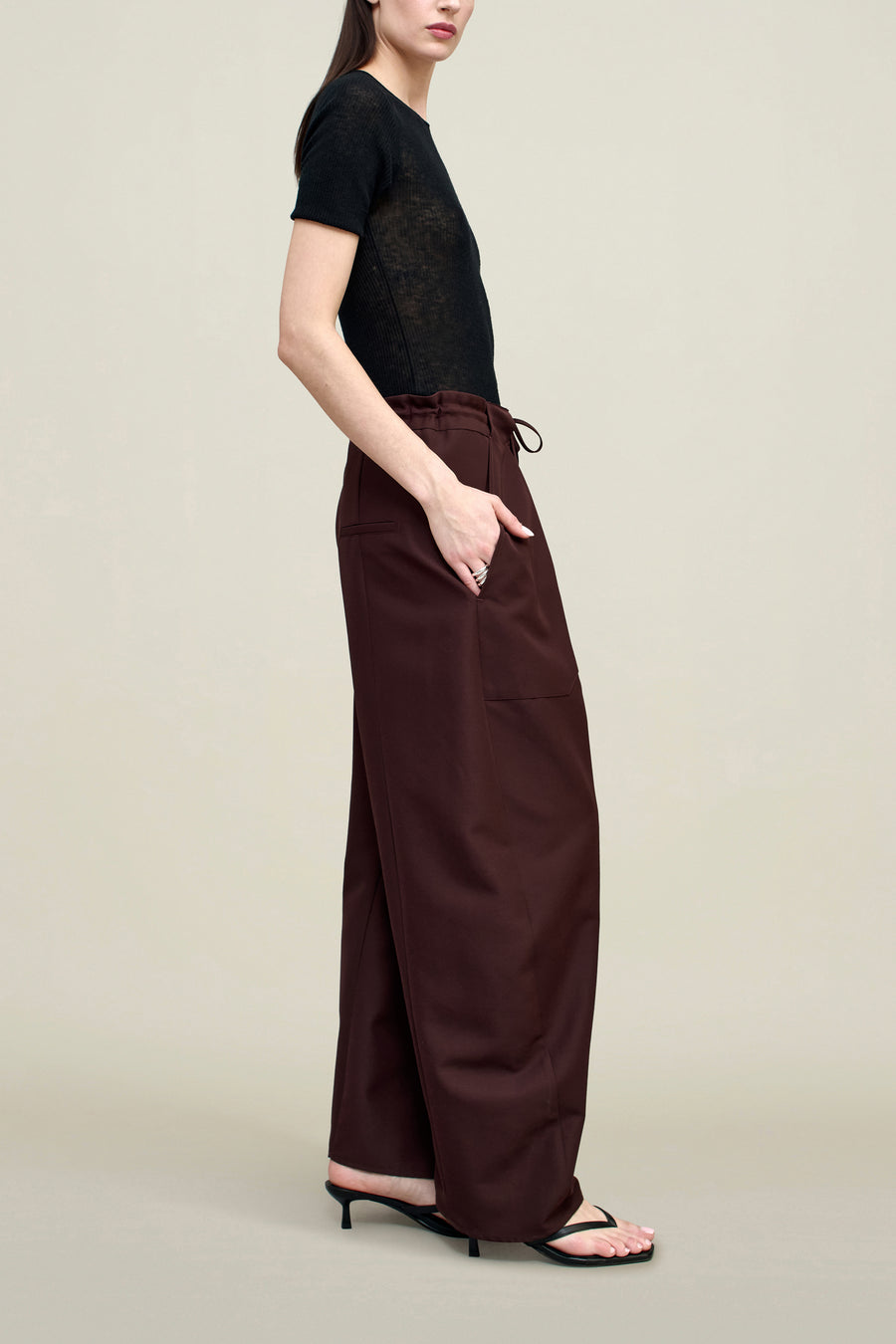 Clemence Pant in Gazar Suiting