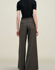 Wesley Drawstring Trouser in Light Wool Suiting