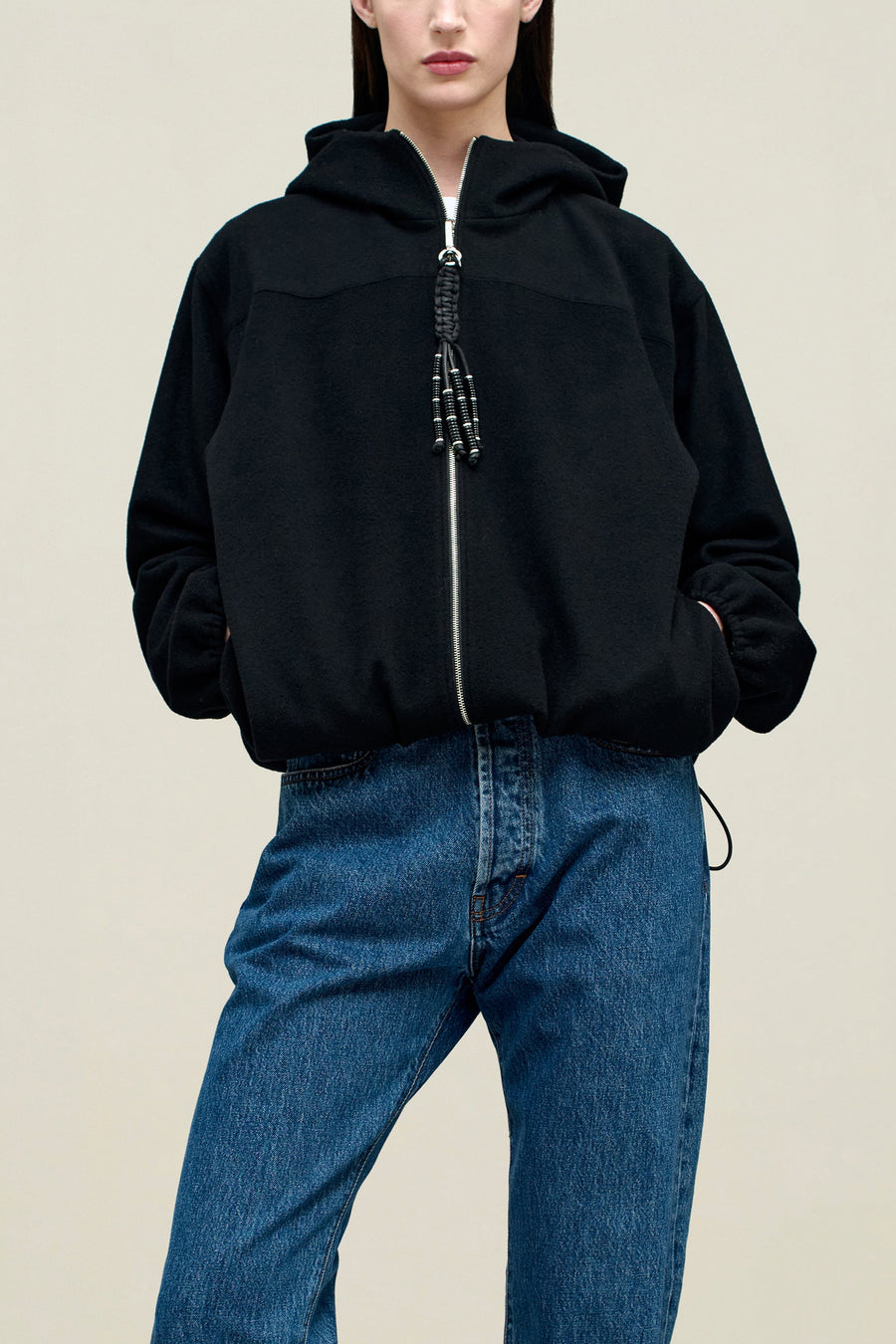 Suri Windbreaker in Wool Coating