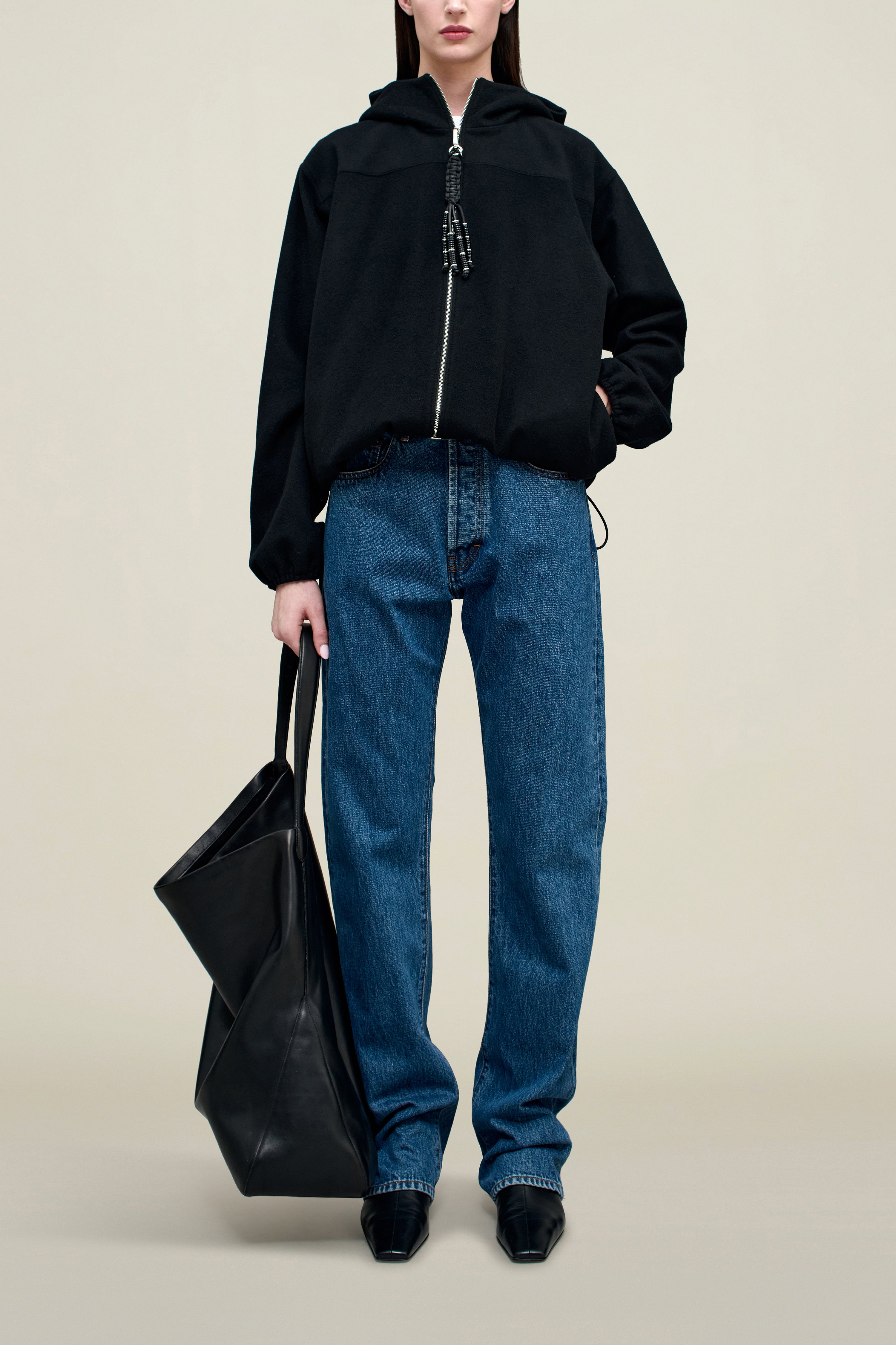 Suri Windbreaker in Wool Coating