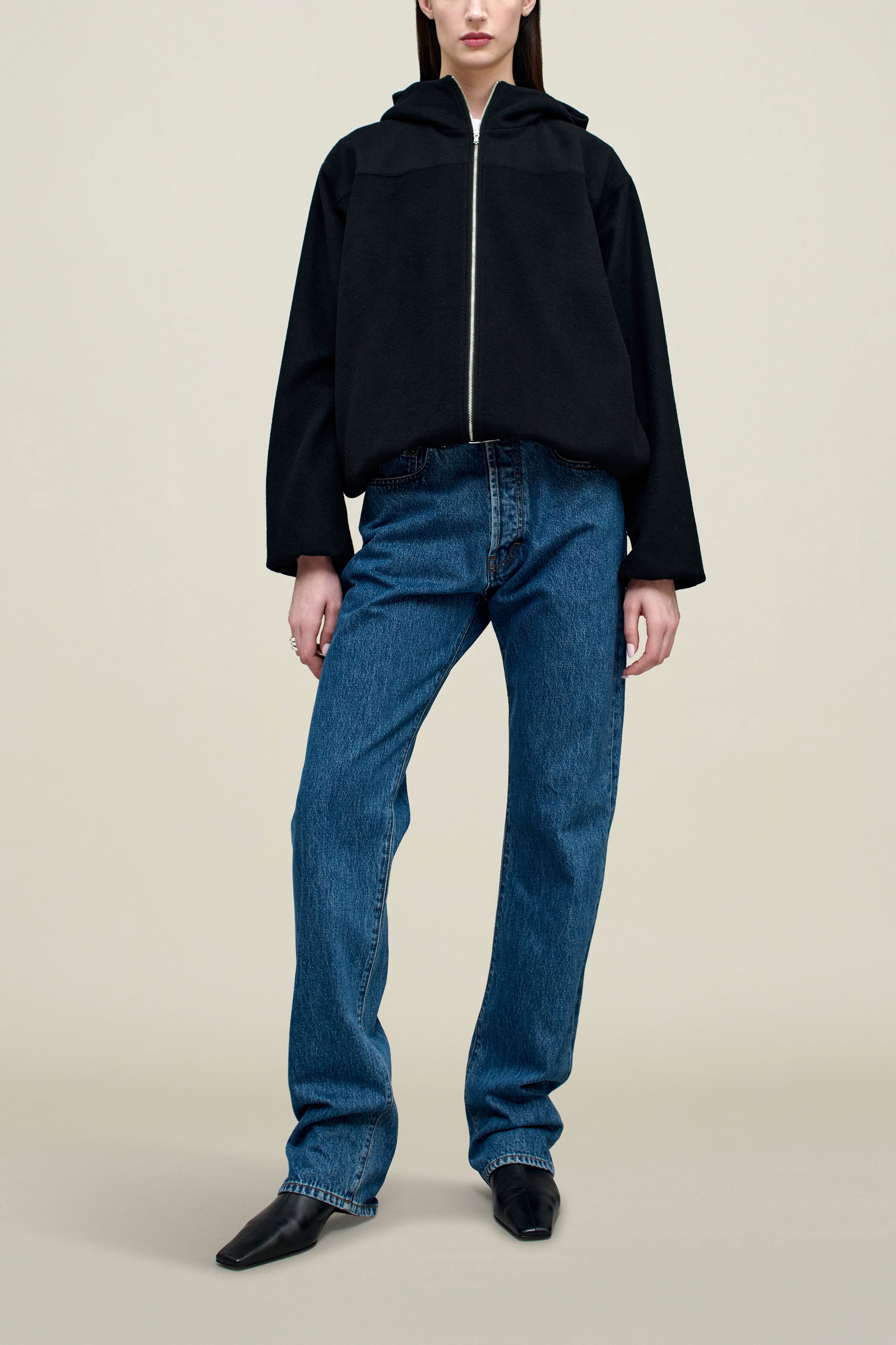 Suri Windbreaker in Wool Coating