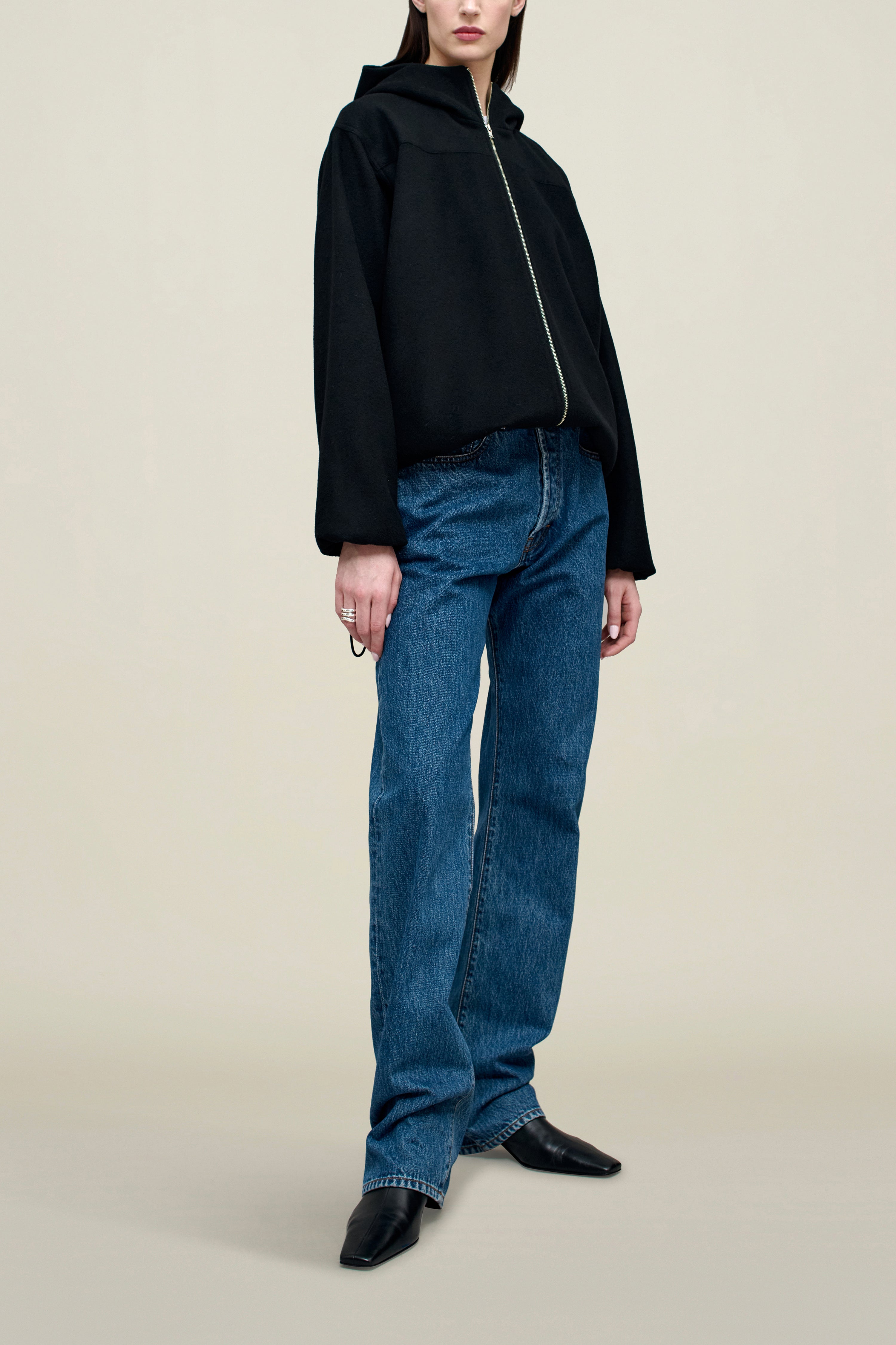 Suri Windbreaker in Wool Coating