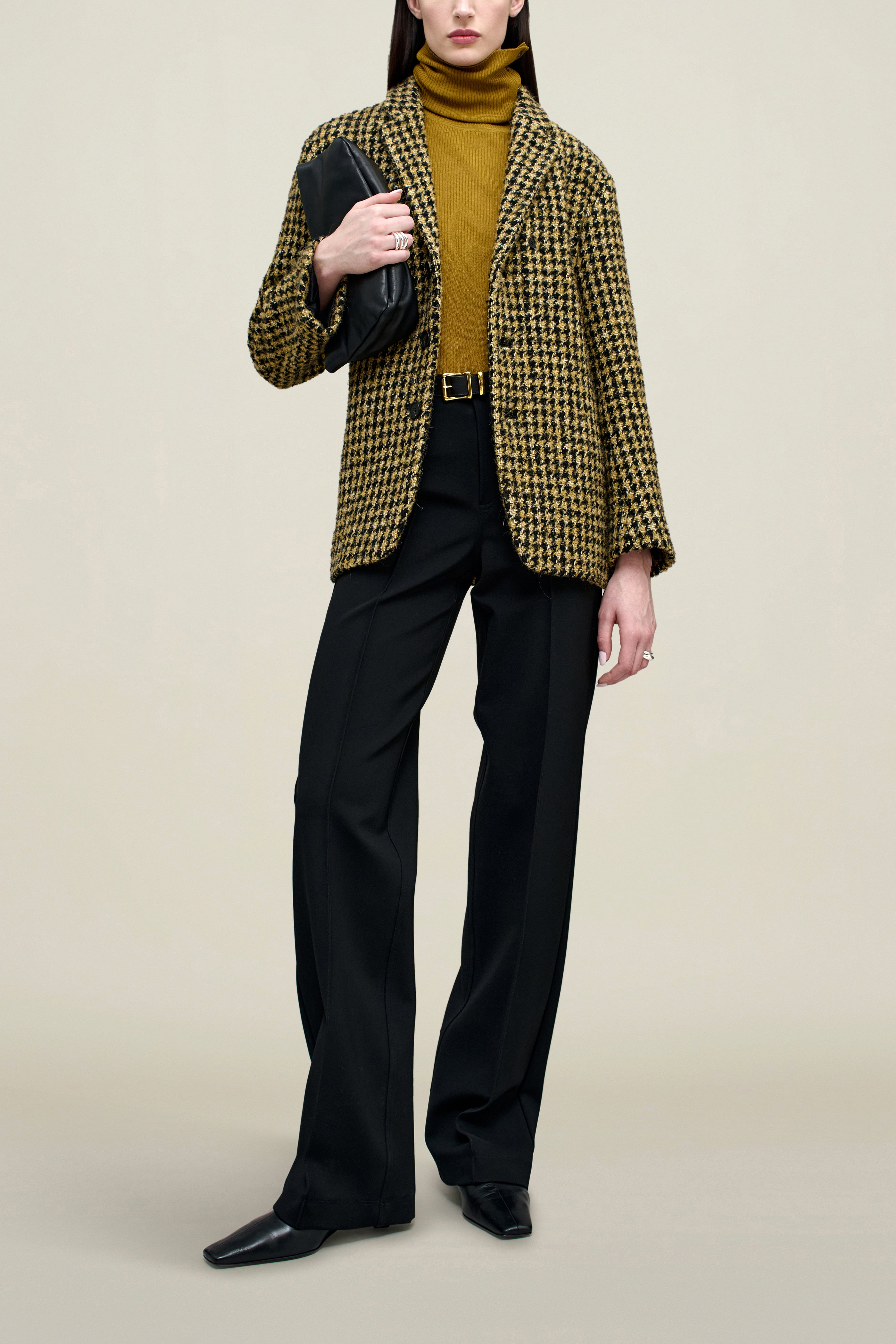 James Jacket in Novelty Wool